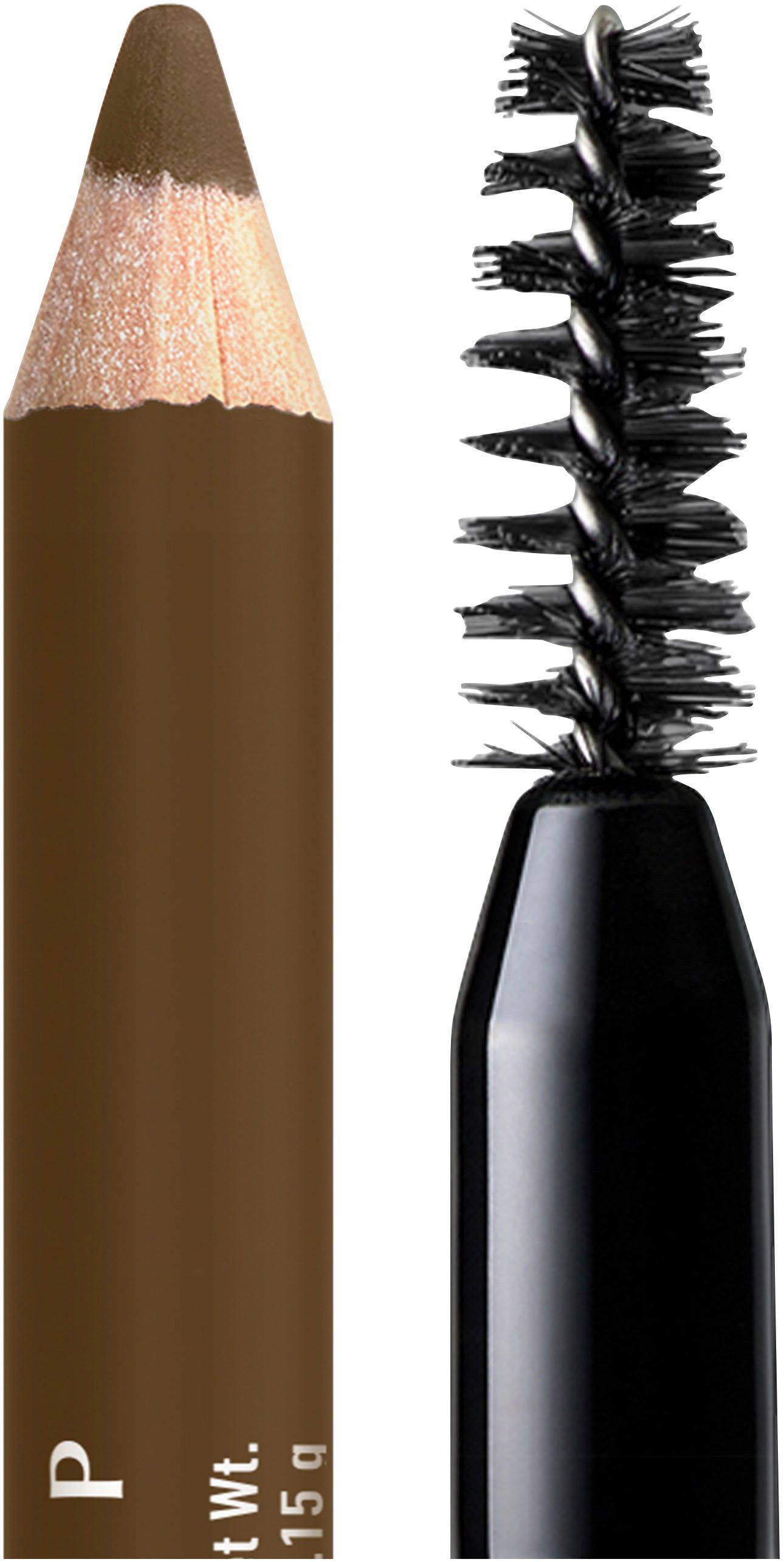 NYX Augenbrauenpflege Makeup Powder Louder Brow Pencil, mit Mikrofiber