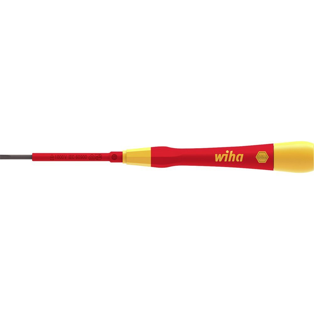 Wiha Schraubendreher Wiha Elektriker, VDE, Elektrotechnik und Feinwerktechnik Schlitz-Schr