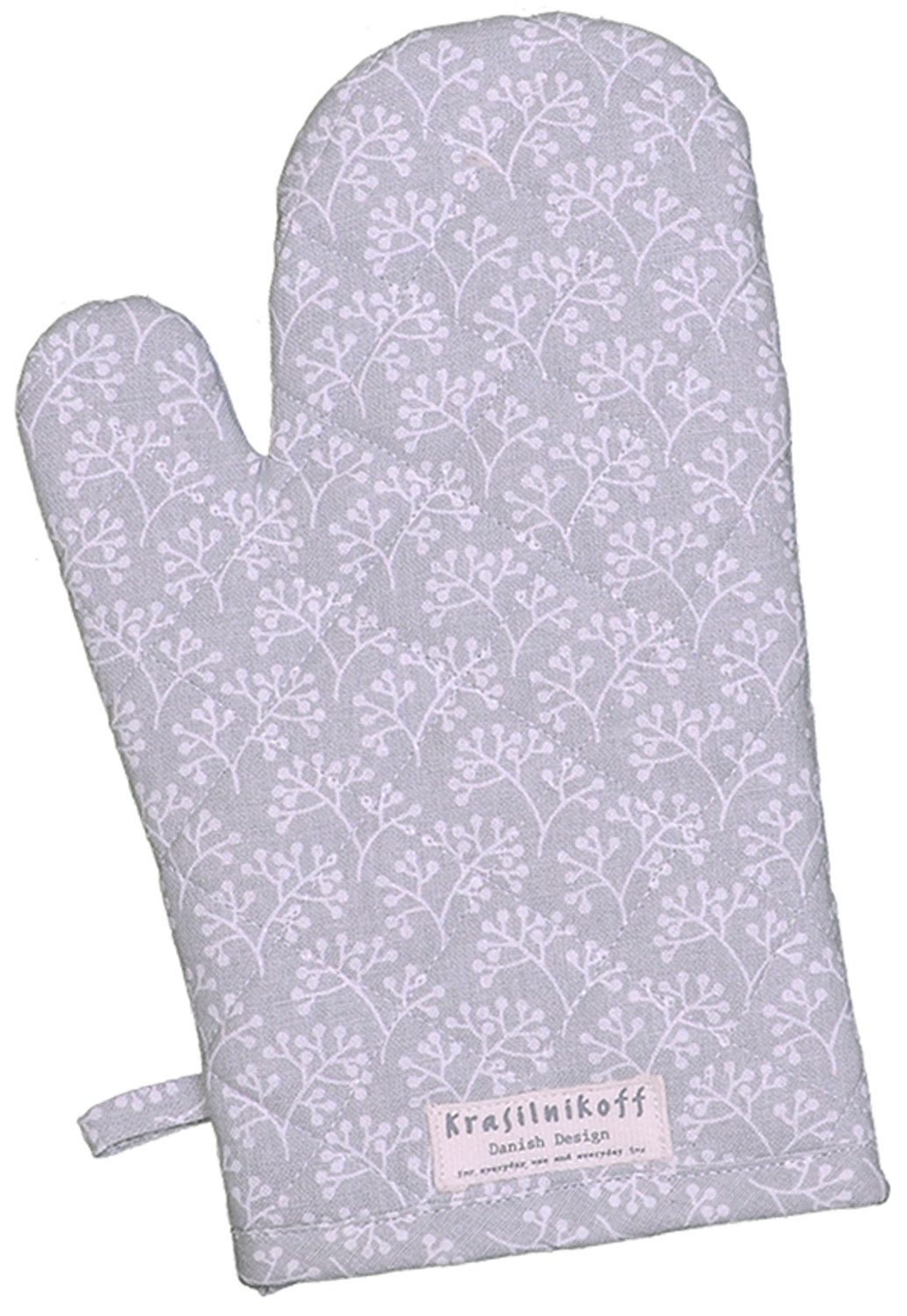 Krasilnikoff Topfhandschuhe Berries, (1-tlg., 1-teilig), Ofenhandschuh wattiert Größe: ca.18x30cm