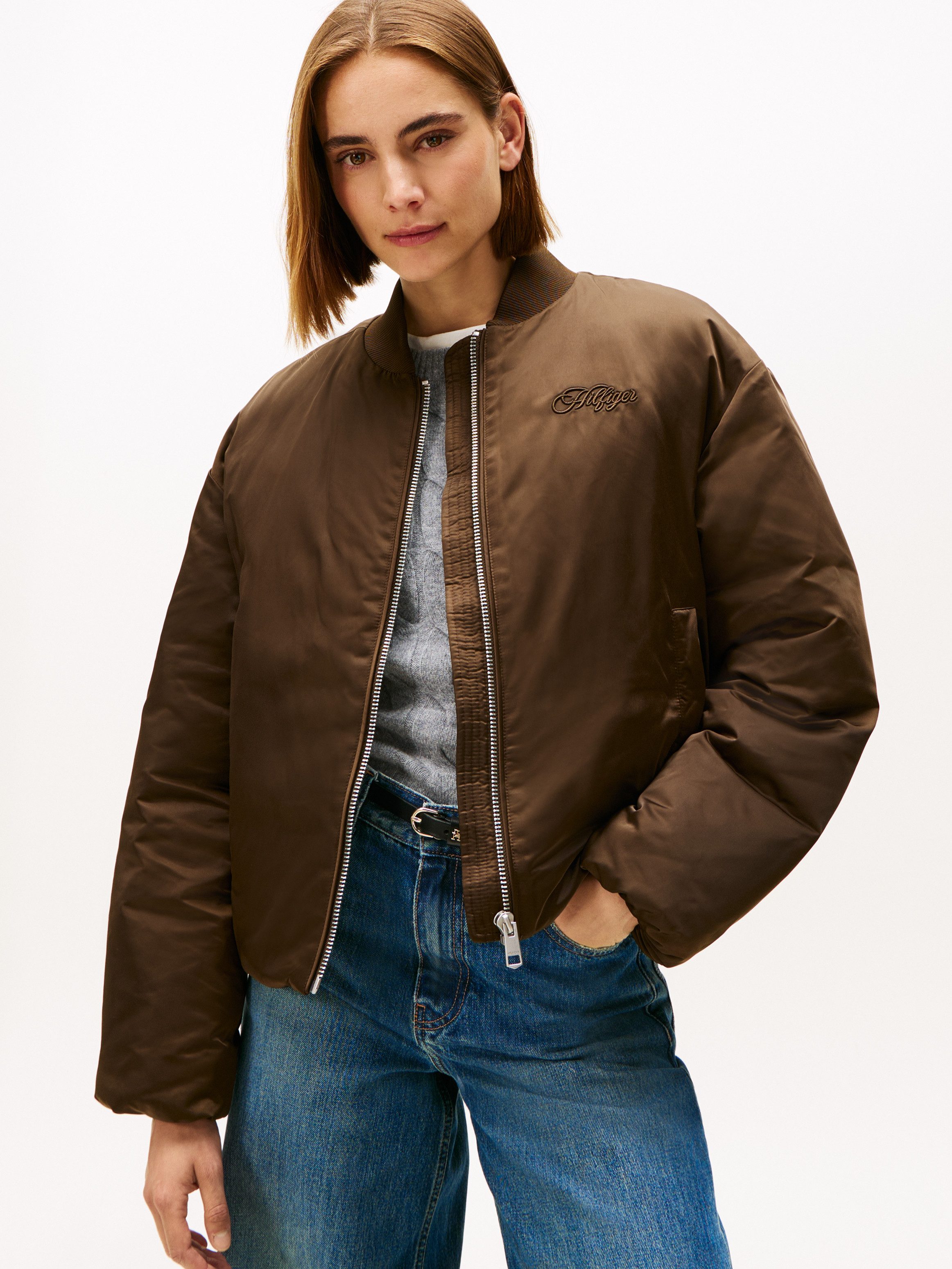 Tommy Hilfiger Bomberjacke SATEEN PADDED RLX BOMBER