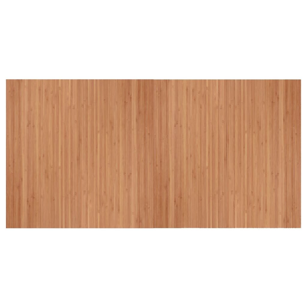 vidaXL Teppich 100 x 200 cm Teppich Rechteckig Natur 100x200 cm Bambus, Rechteckig, Höhe: 0 mm