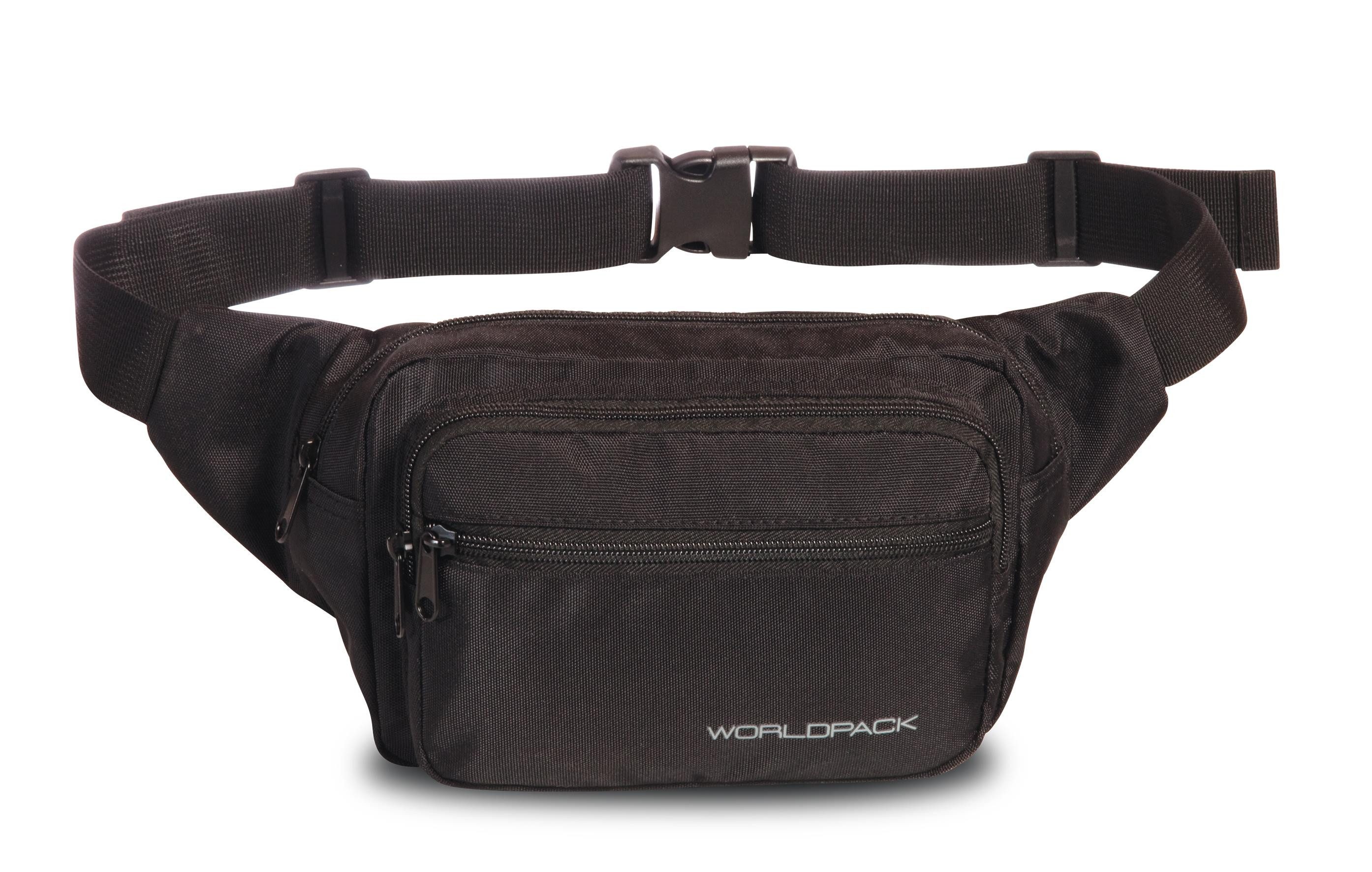 WORLDPACK Bauchtasche Hüfttasche schwarz von