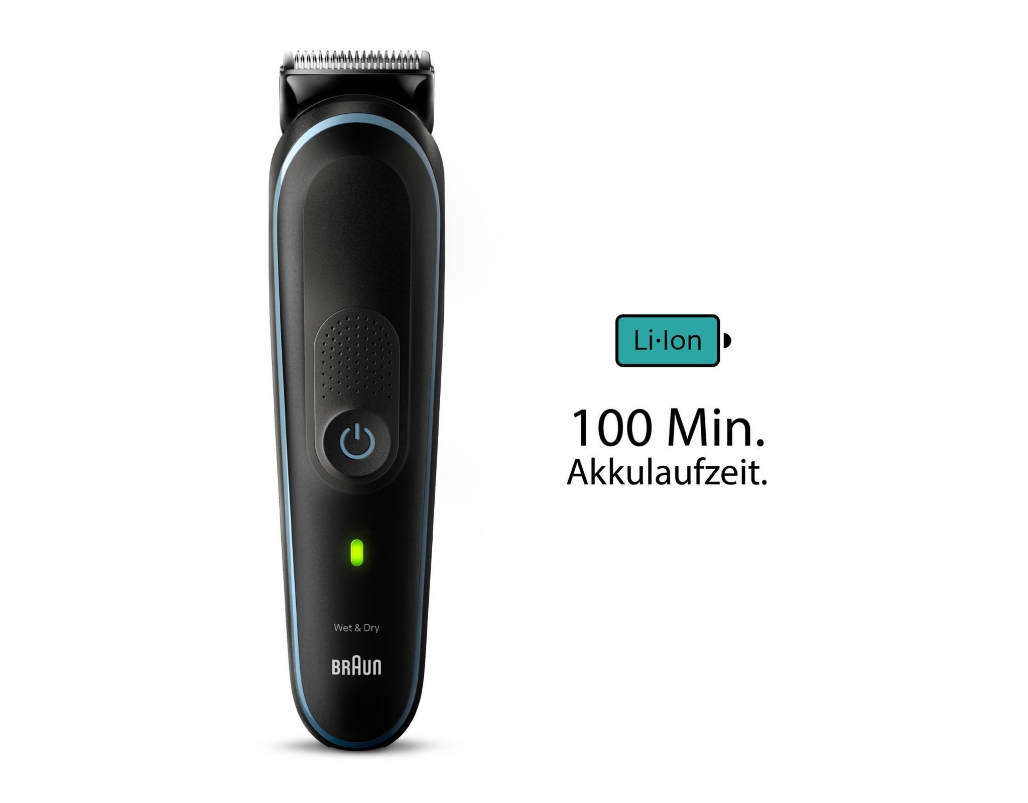 Braun Haarschneider 3,6 V Haar-/Barttrimmer Haarschneider Multigroom Kit 9-in-1 MGK5411, Set, für Trocken- und Nassrasur