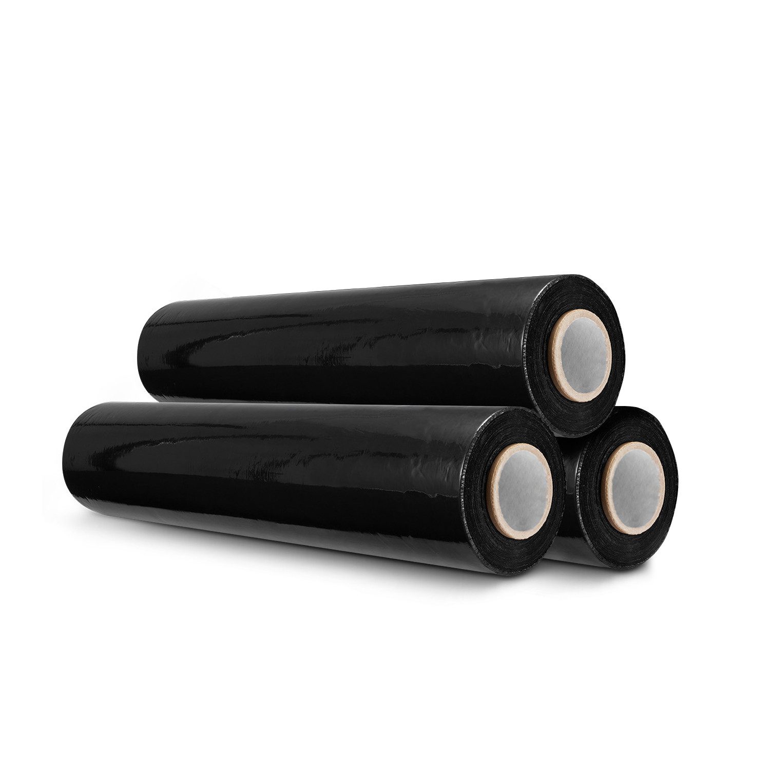 DeTec. Schutzfolie Stretchfolie 50 cm Breite Palettenfolie Verpackungsfolie Versandfolie, (3-St), 150m - 300m, 23my