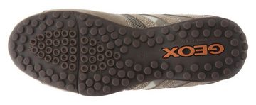 Geox UOMO SNAKE Slip-On Sneaker Slipper, Freizeitschuh mit Ziernähten und mit Geox Spezial Membrane