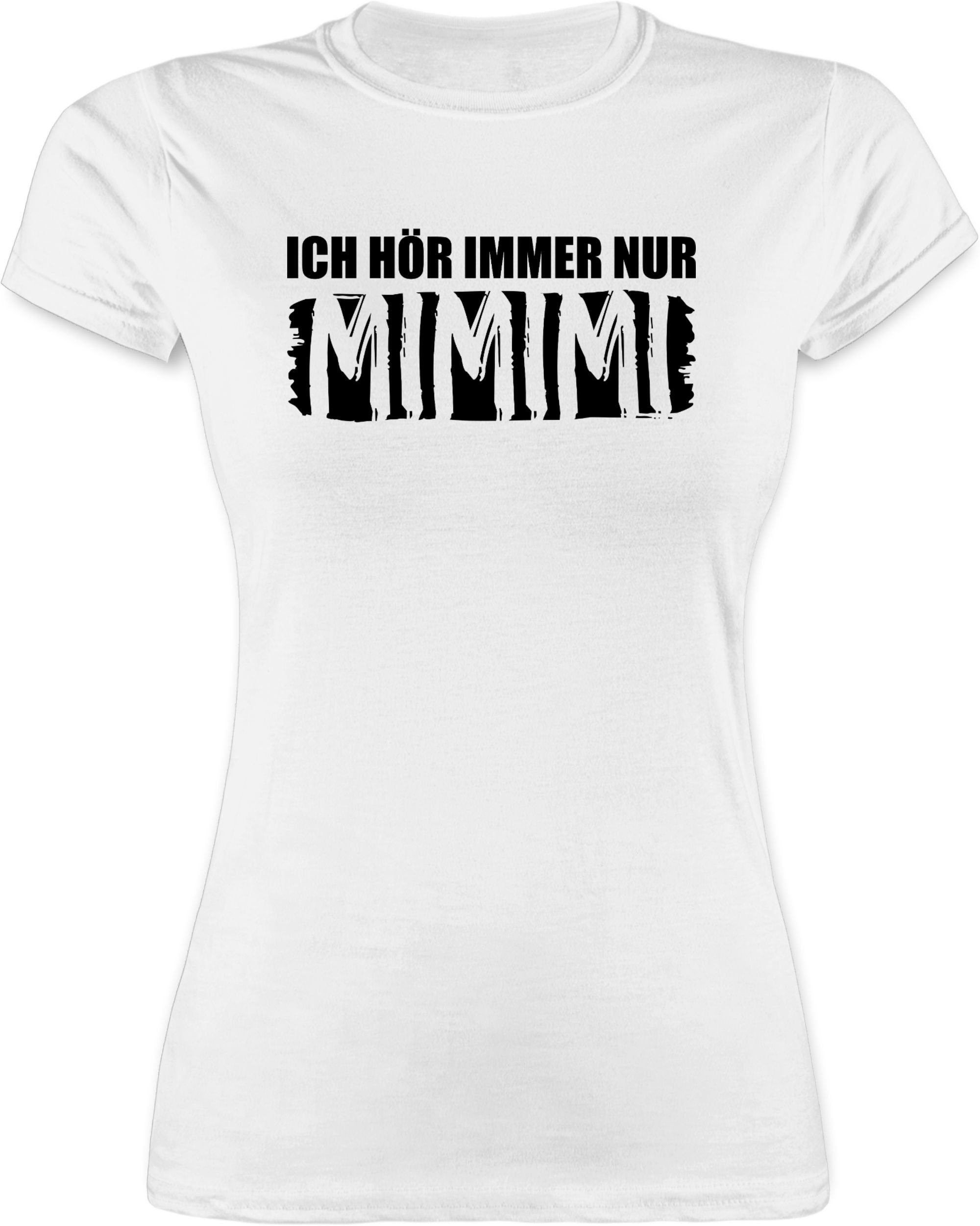 Shirtracer TShirt »Ich höre immer nur MIMIMI schwarz Sprüche