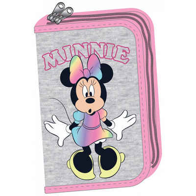 Tinisu Federmäppchen Disney Minnie Maus Etui mit Ausstattung für die Schule Federtasche