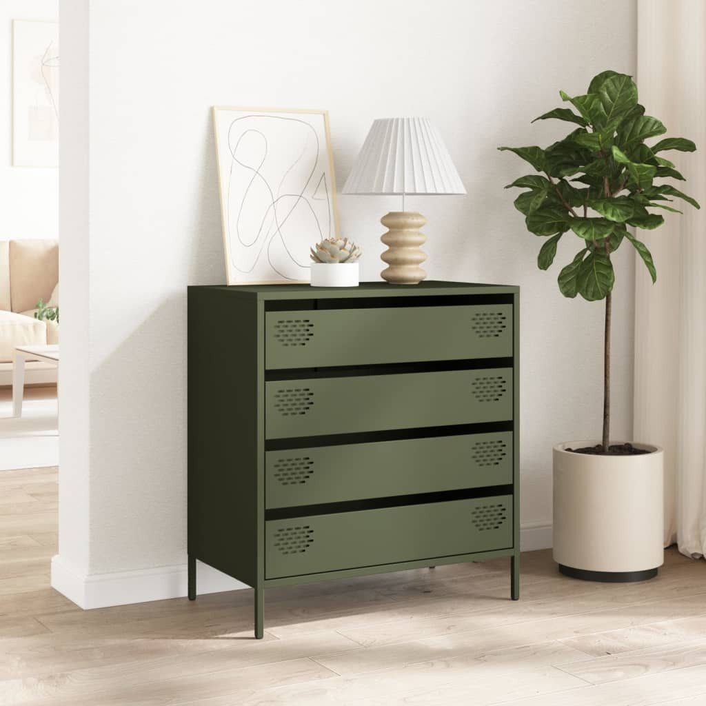 vidaXL Sideboard Sideboard Olivgrün 68x39x73,5 cm günstig online kaufen