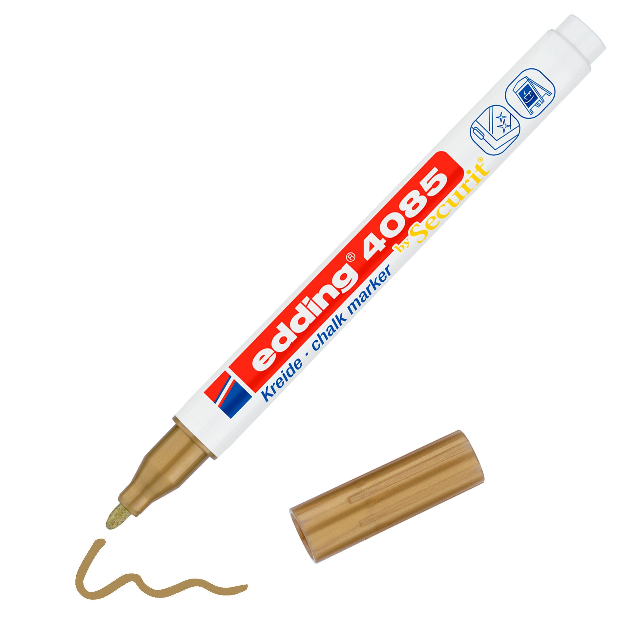 edding Kreidemarker 4085, 1 -2 mm, hohe Deckkraft