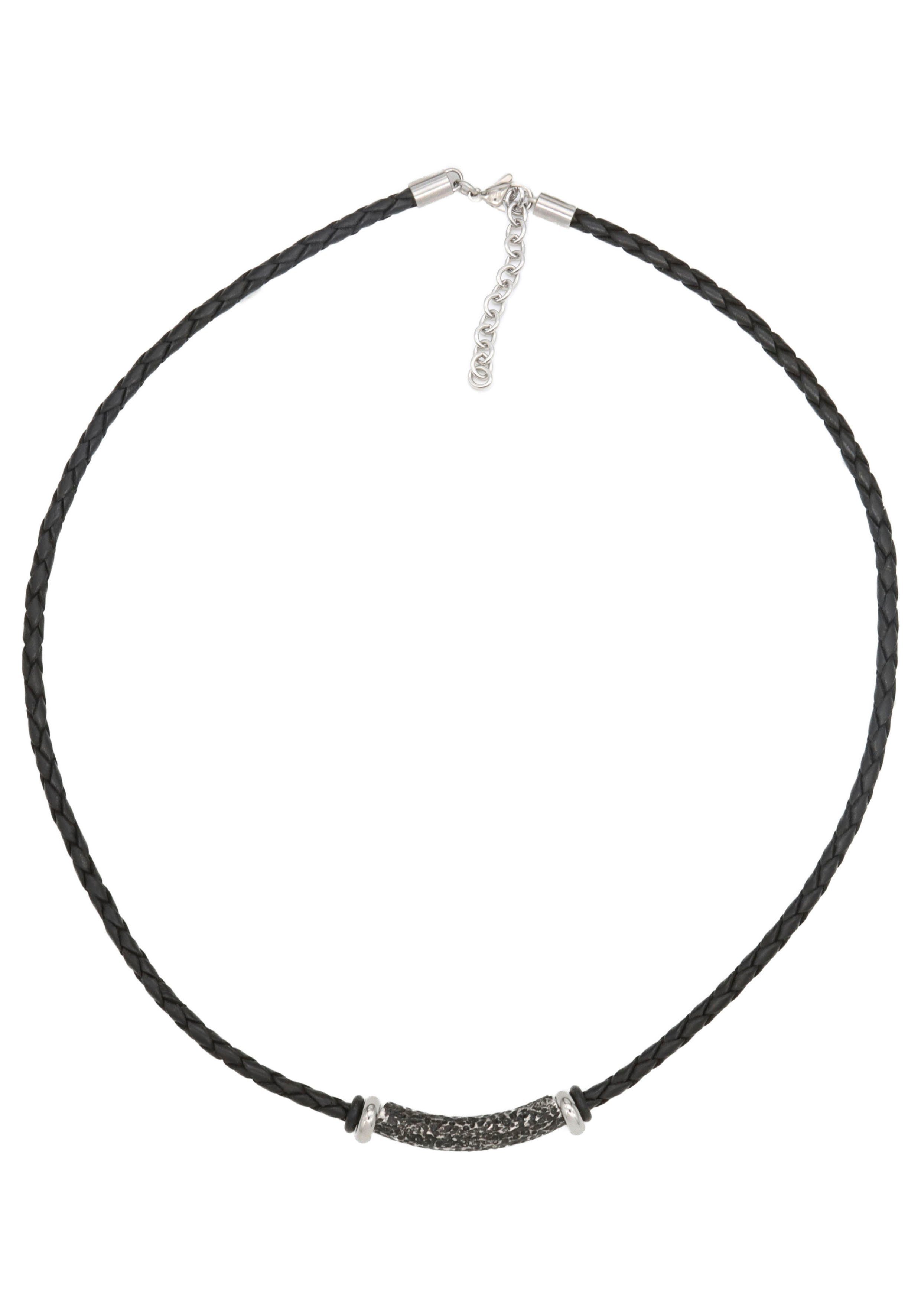 Firetti Collier Schmuck Geschenk Halsschmuck Halskette Lederband, Made in Germany