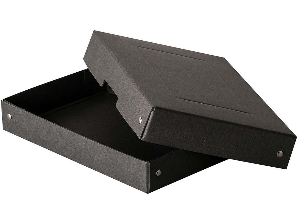 Thumbnail - Falken Geschenkpapier Falken Aufbewahrungsbox 'PURE Box'Black, DIN A5, 4
