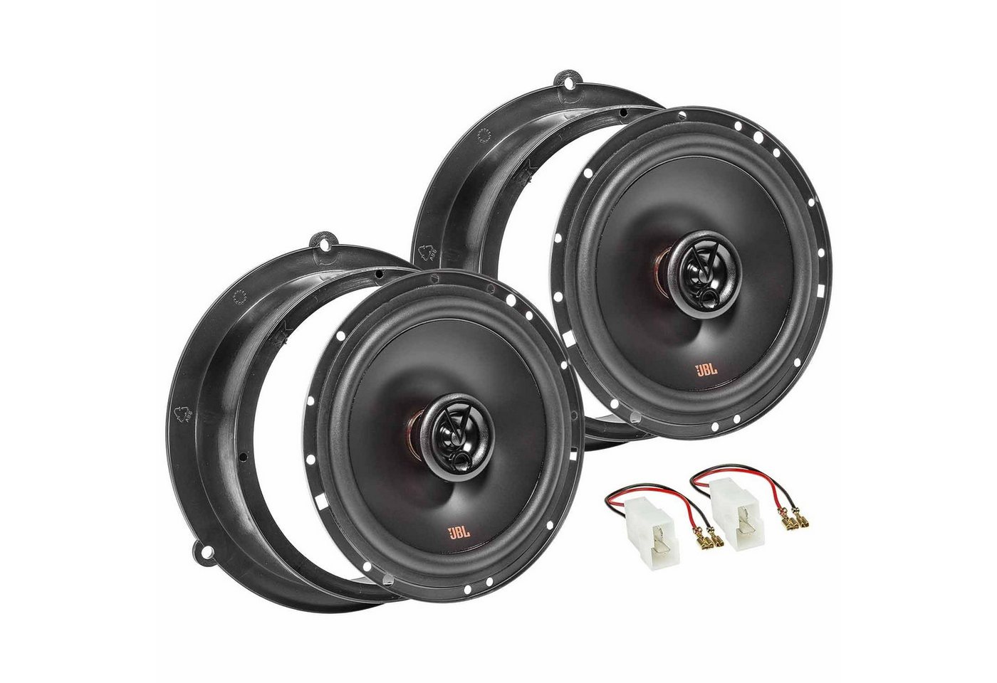 tomzz Audio JBL Stage2 624 Lautsprecher Set passt für Audi A4 A5 A6 A8 Q3 Q5 Q7 Tü Auto-Lautsprecher