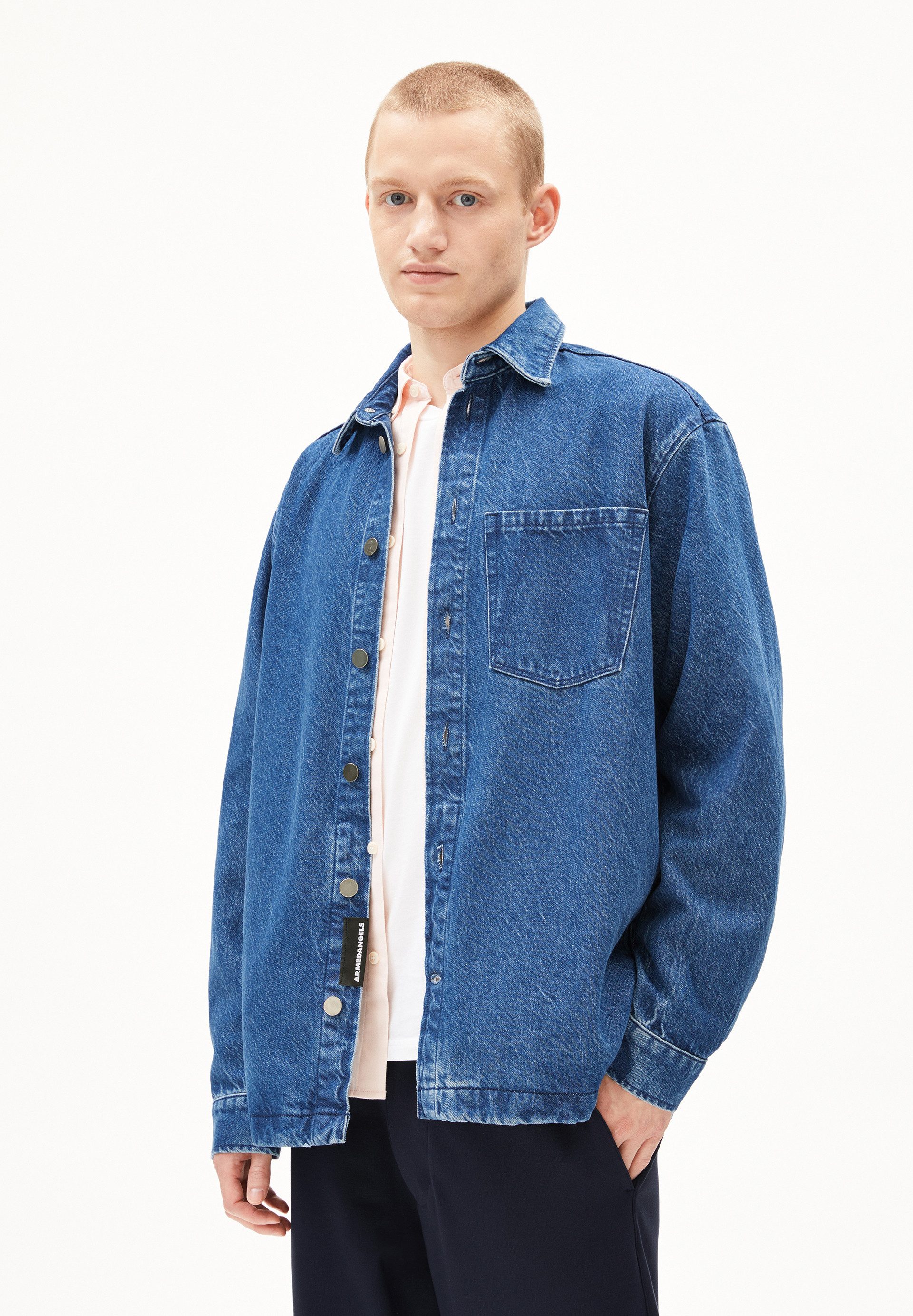 Blouson YUNAAI Overshirt aus Bio-Baumwoll Mix Relaxed Fit
