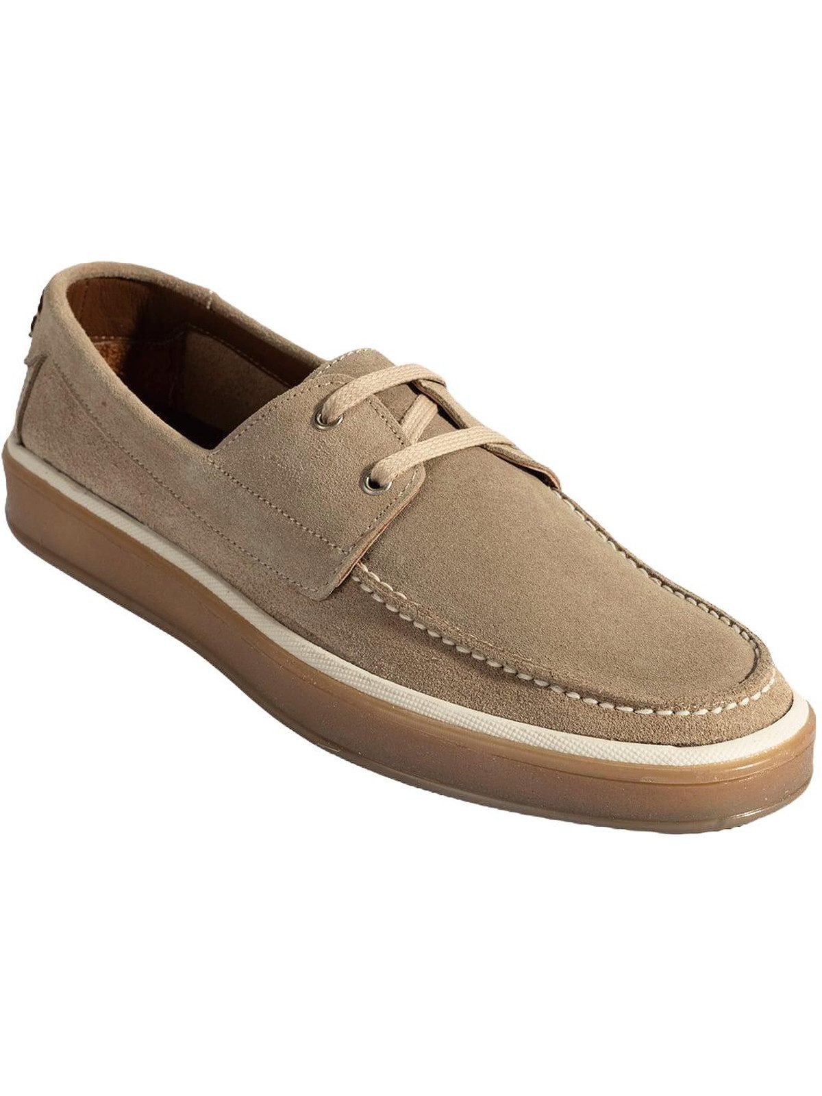 Desa Herren-Slipper – Obermaterial aus Wildleder, Lederfutter, flacher Abs Loafer