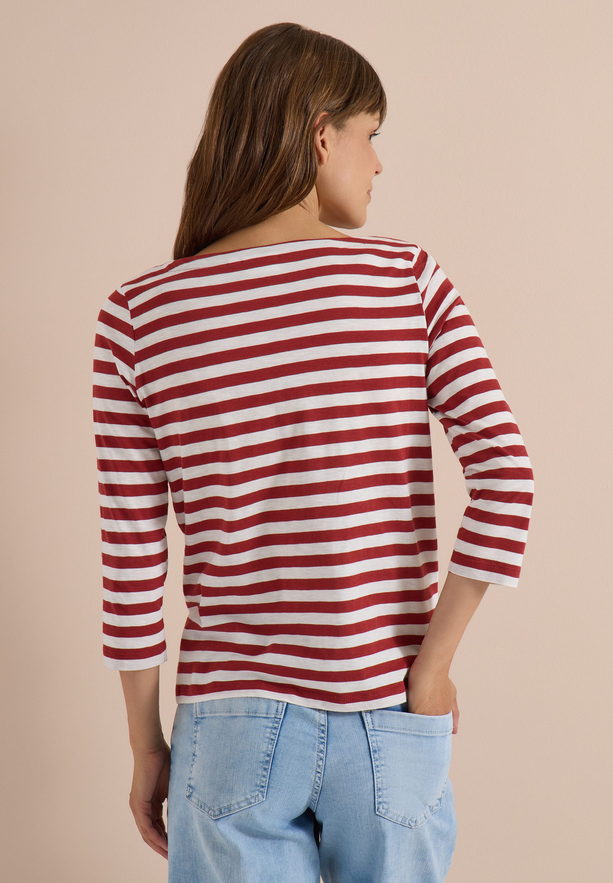 CECIL 3/4-Arm-Shirt aus reiner Baumwolle – Bild 2 von 5