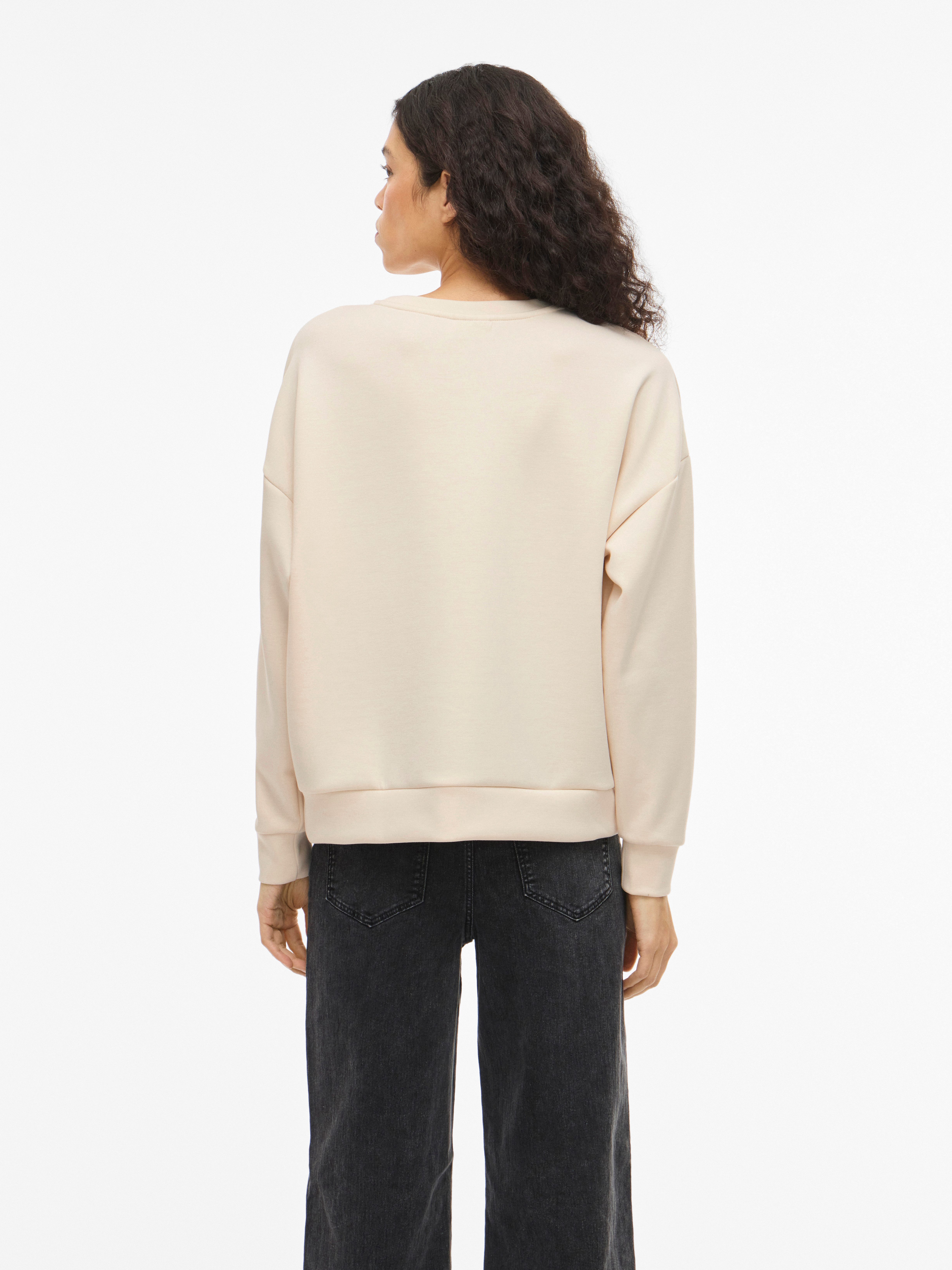 Vila Sweater VISIFFI IMAGINE O-NECK L/S TOP/PB günstig online kaufen