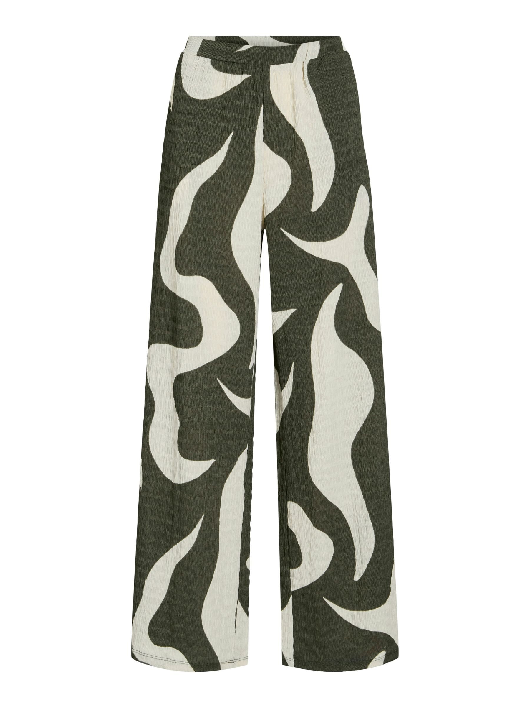Vila Stoffhose Trendiges Design mit abstraktem günstig online kaufen