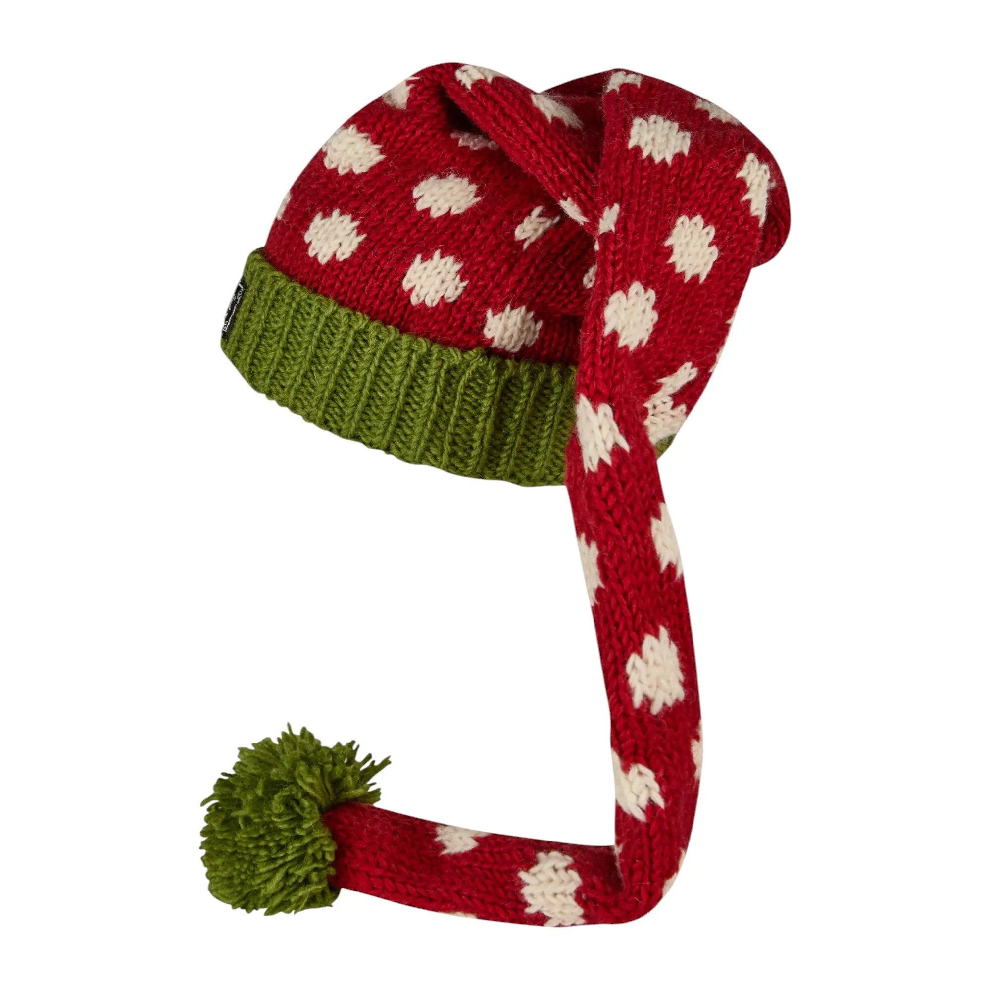 THC Natural Line Strickmütze THC Schafwoll Zipfelmütze 841 bunt (1-St., 1 Stück) Innenfutter: Fleece