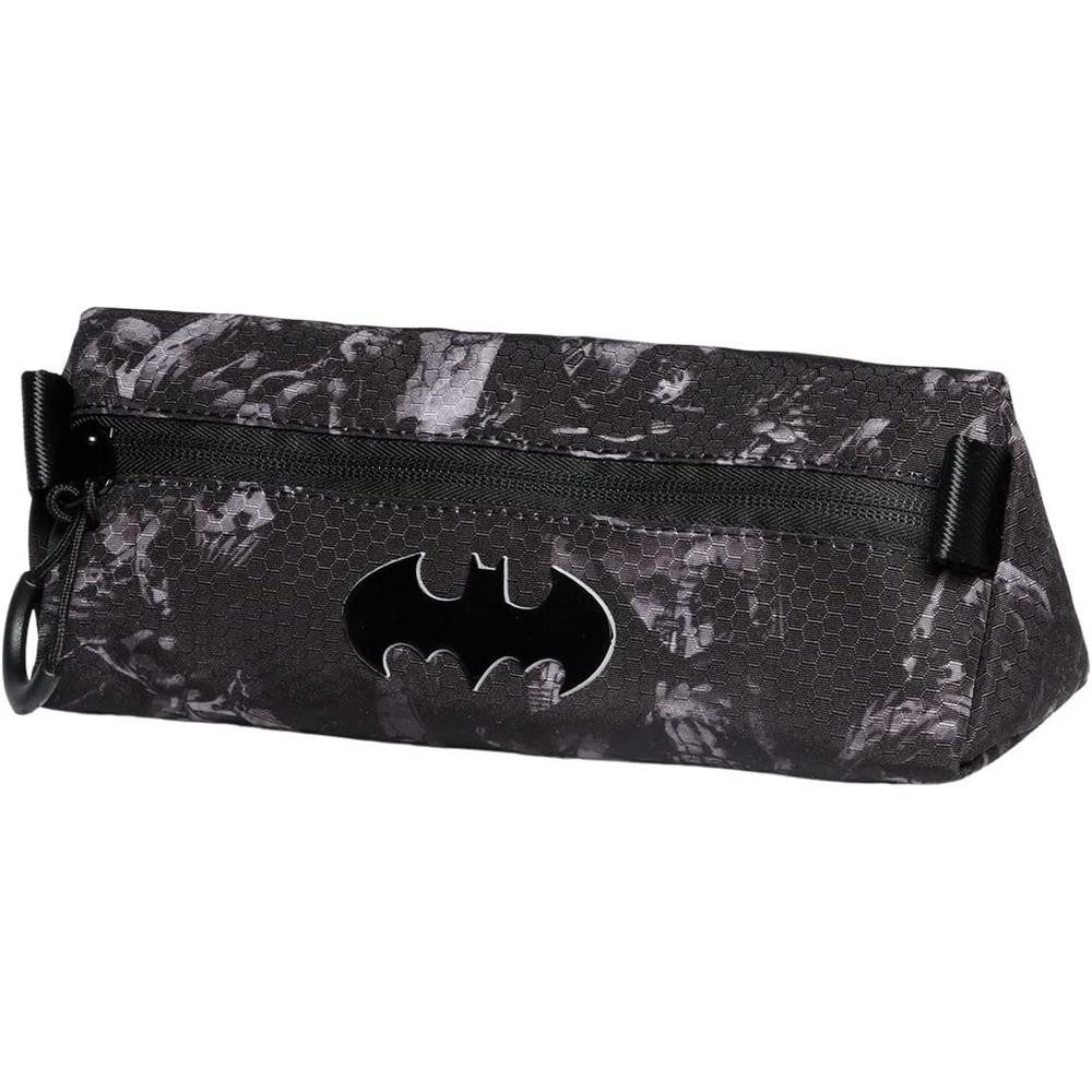 Karactermania Federmäppchen Batman Stiftemäppchen Schlampermäppchen Mäppchen, 3 Fächer