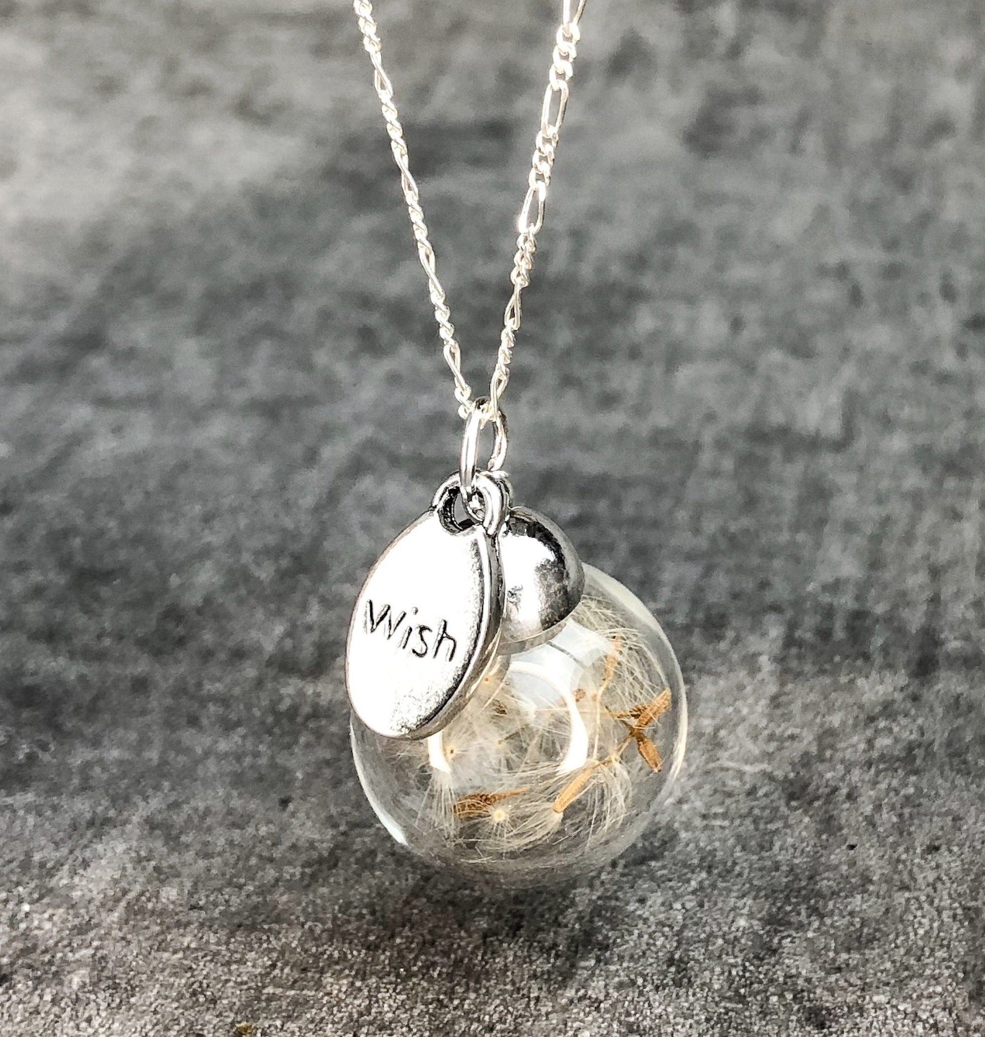 MadamLili Kette mit Anhänger Pusteblumen Kette 925 Sterling Silber Wish Wün günstig online kaufen