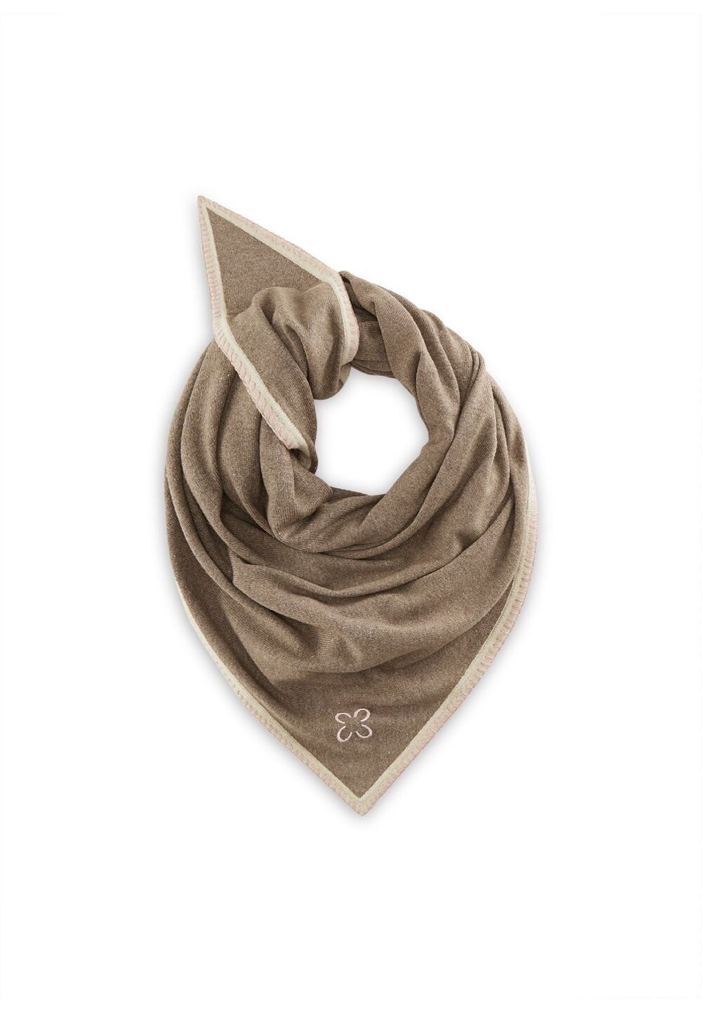 Codello Dreieckstuch Codello Damen Dreieckstuch mit handgemachter Kontrastb günstig online kaufen