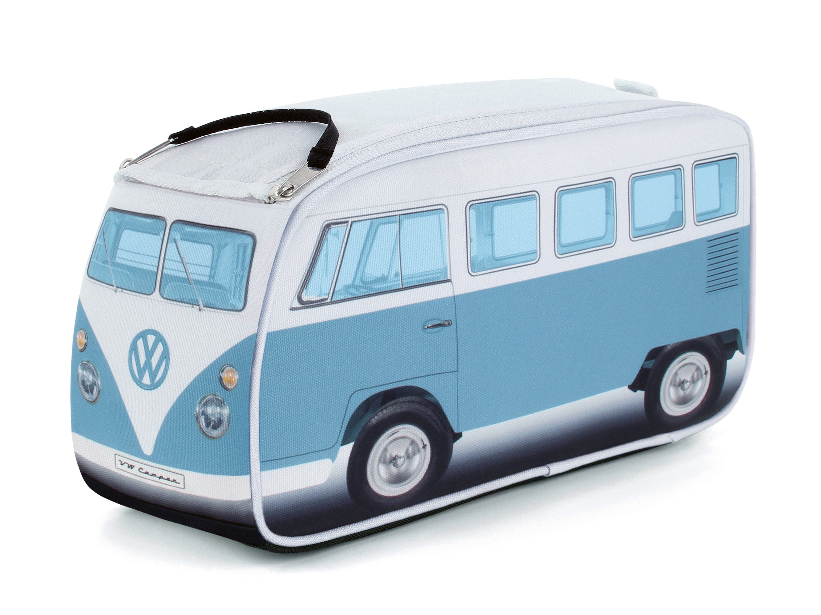 VW Collection by BRISA Kulturbeutel Volkswagen Kulturtasche, Kosmetiktasche aus D600 Polyester (1-tlg., 1 Stück), aus robustem D600 Polyester