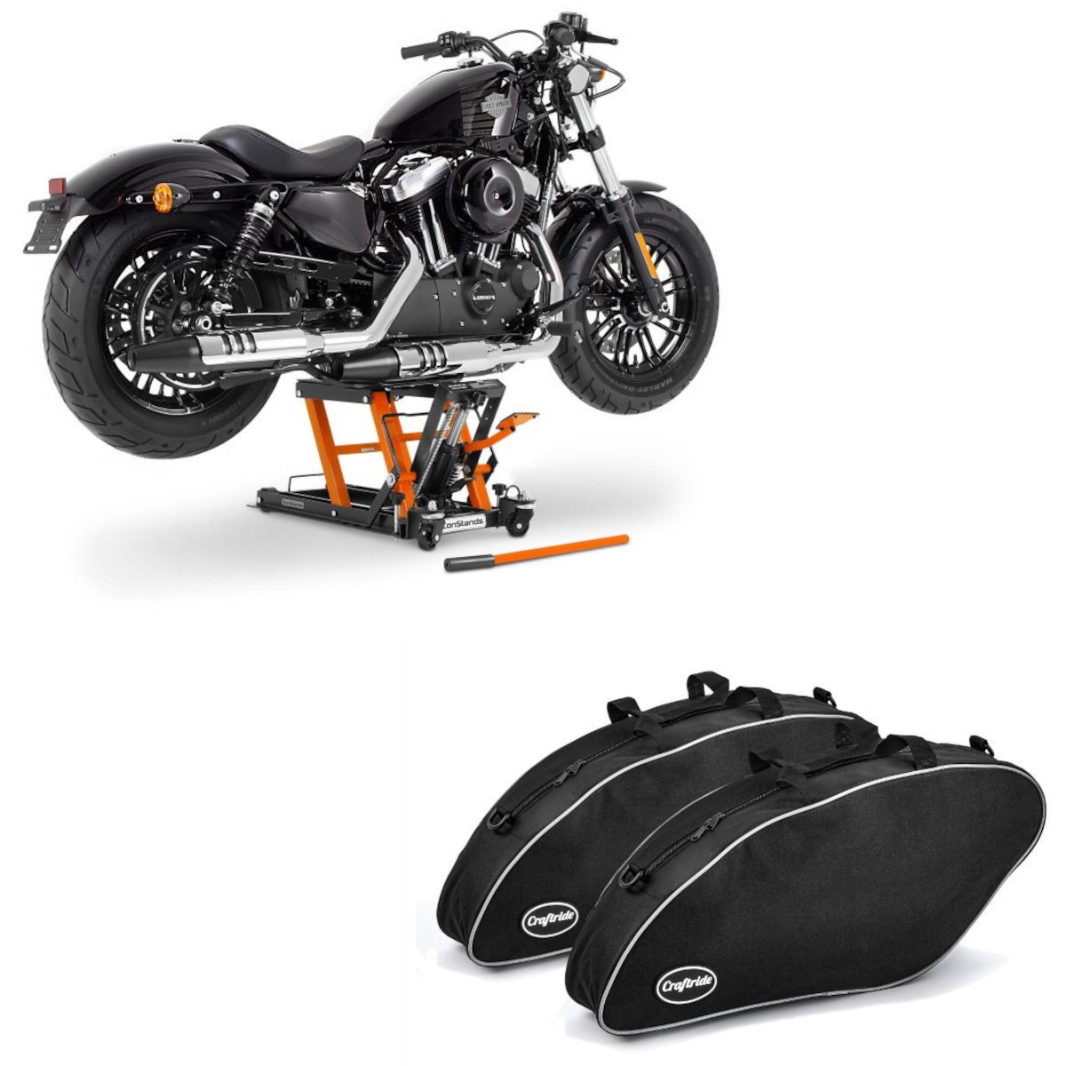 ConStands Motorradheber Set Hebebühne + Koffer S2