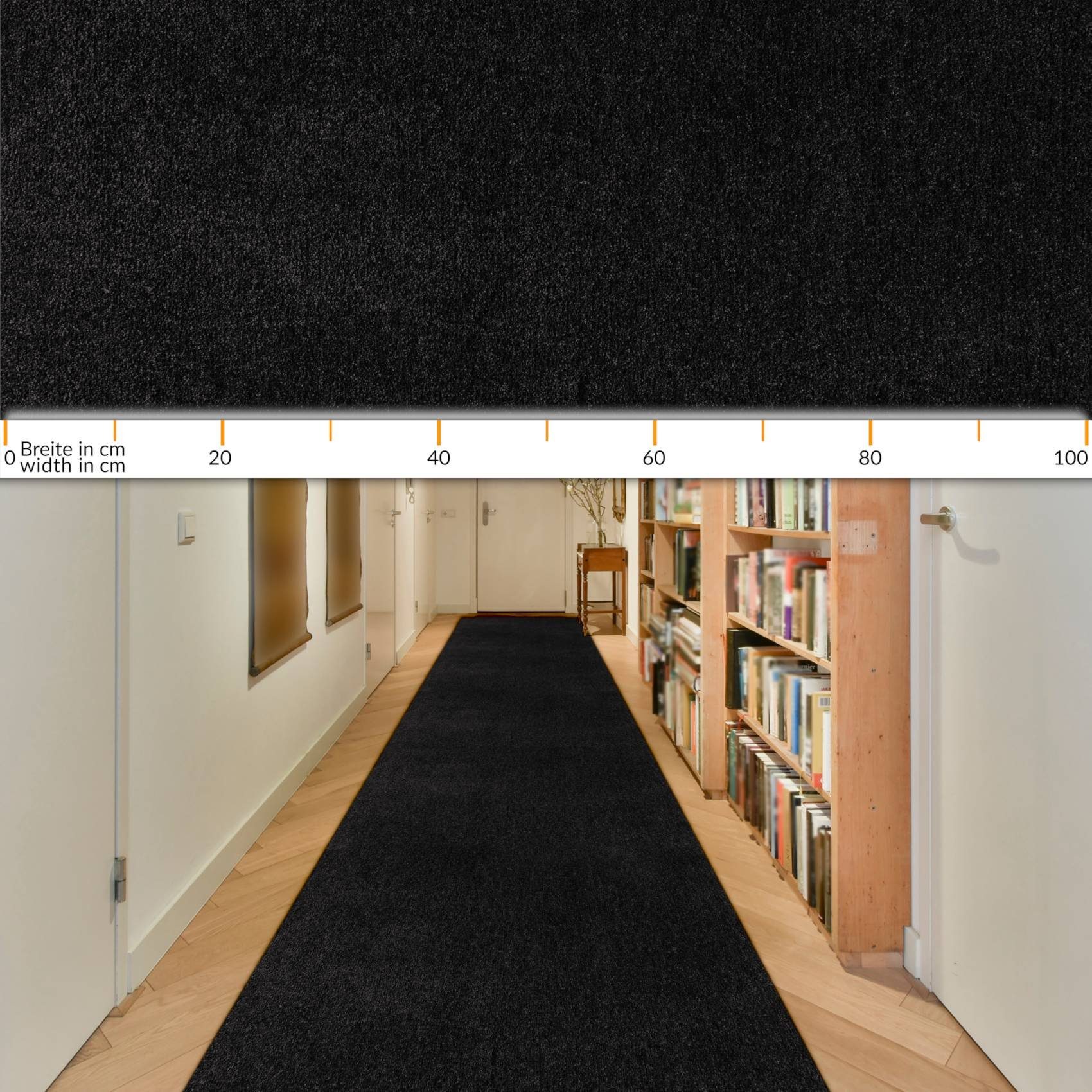Textil Teppich, mm, Höhe: 9 ANRO, Rechteckig,