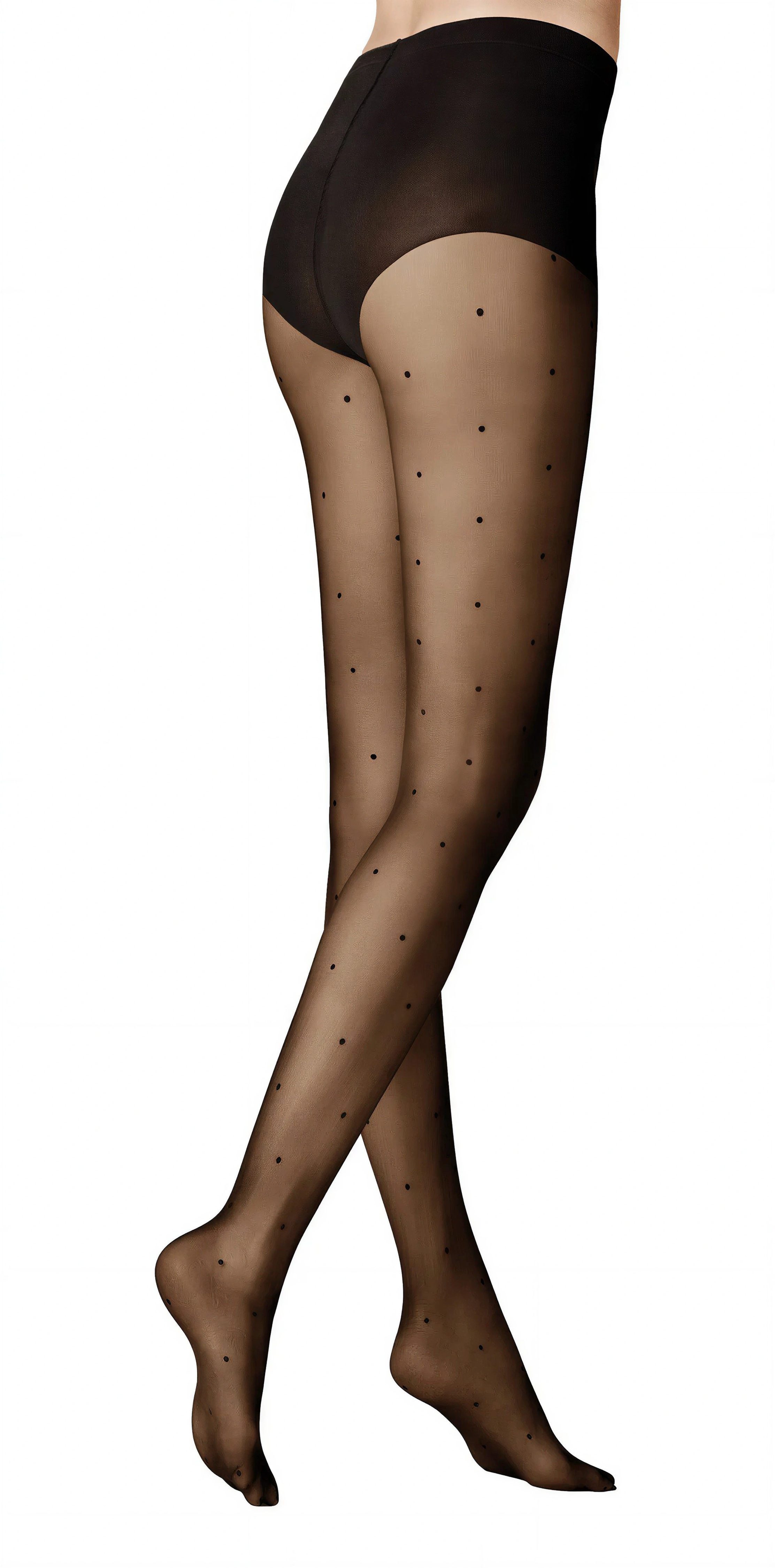 KUNERT Feinstrumpfhose Damen CLASSIC DOTS 20 DEN 20 DEN (1 St) transparent & matt