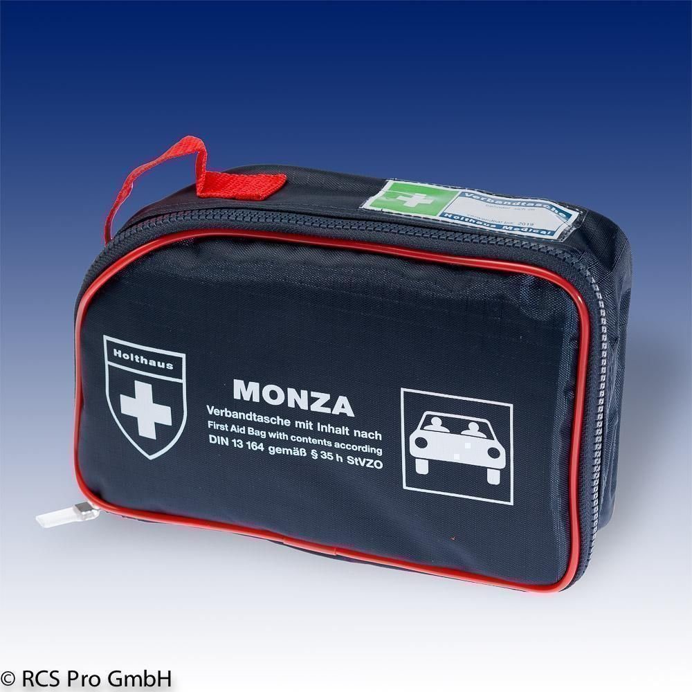 Erste-Hilfe-Koffer Holthaus Monza Verbandtasche fürs KFZ - 25x15x7cm
