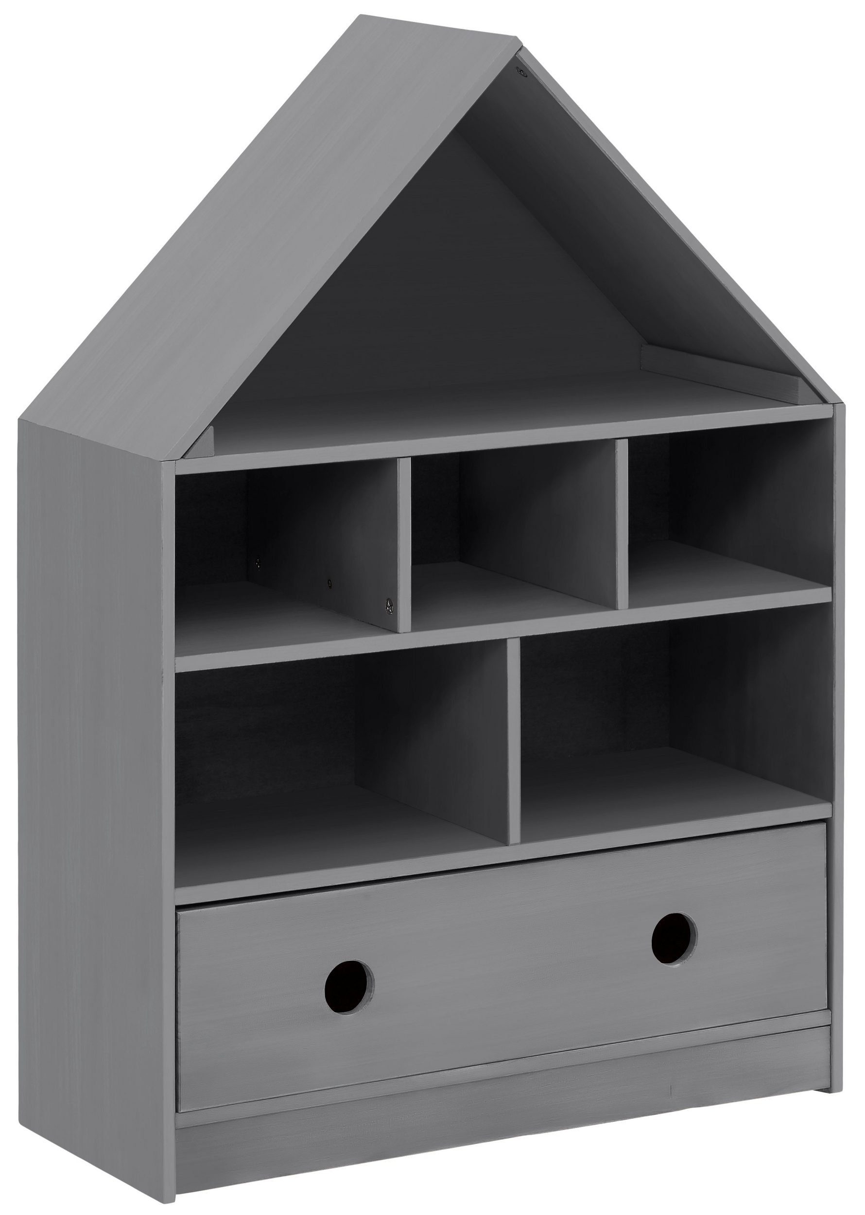 loft24 Regal Allie, Bücherregal in Hausoptik günstig online kaufen