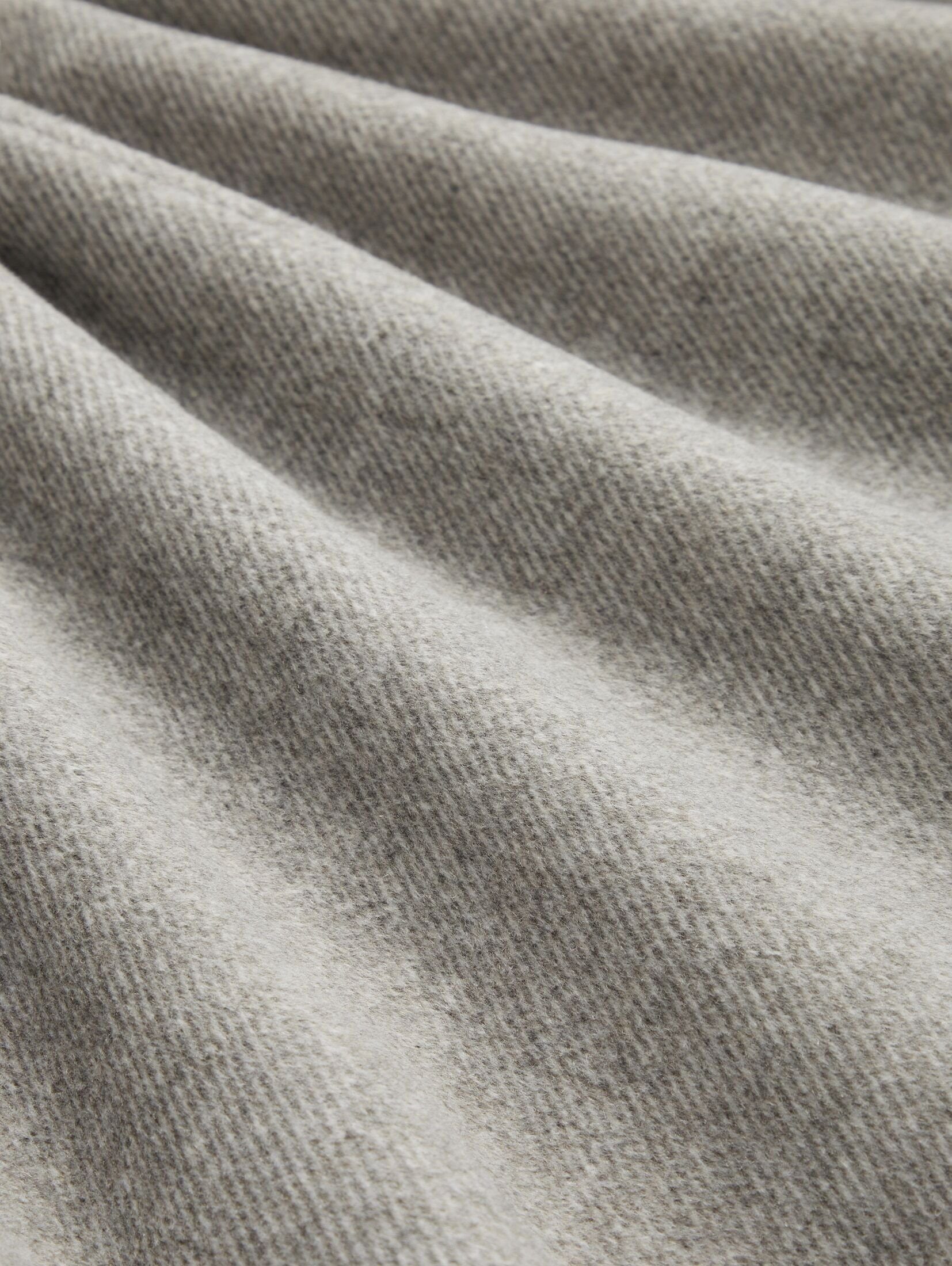 Kurzmantel TAILOR grey Jacke twill light wool TOM 2-in-1 stone
