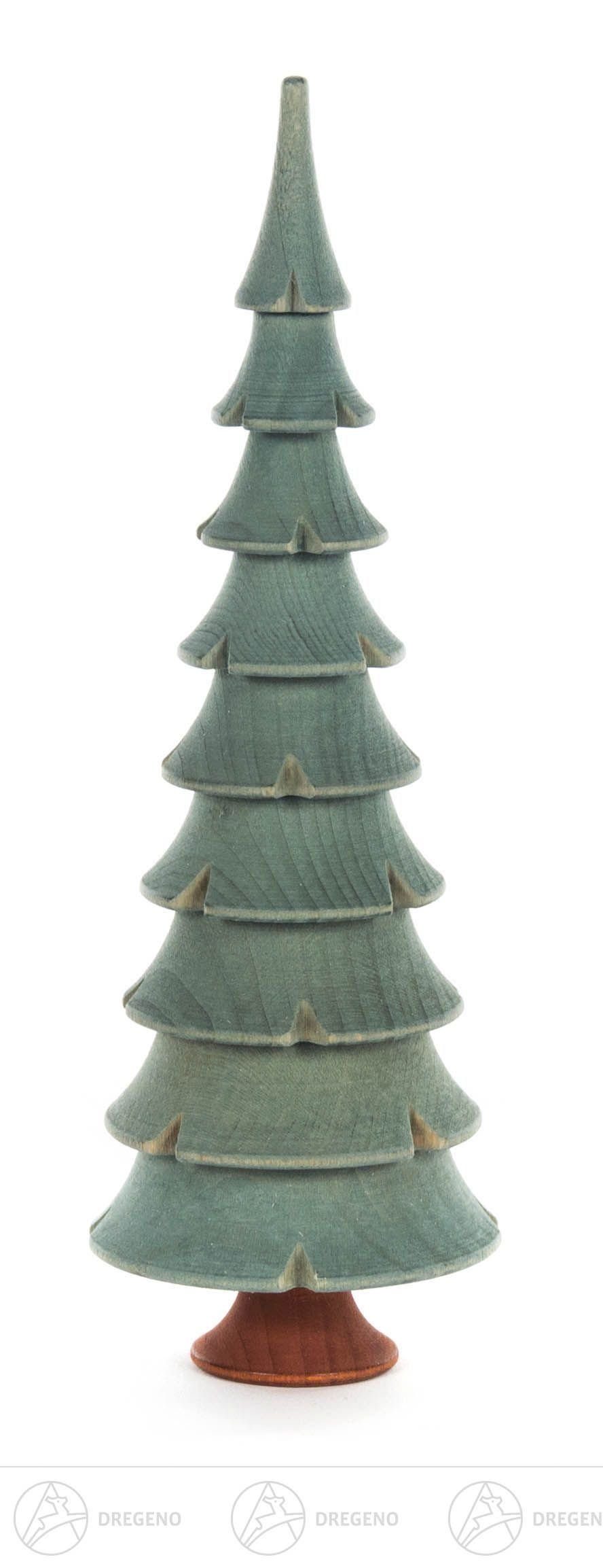 Kunstbaum Baum Massivholzbaum grün Höhe ca 17,5 cm NEU, Dregeno Erzgebirge, Höhe 17,5 cm