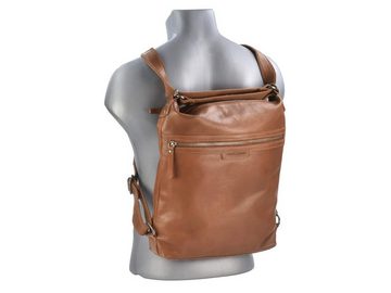 Greenburry Umhängetasche Soft Washed, Schultertasche mit 2in1 Funktion, als Tasche oder Rucksack zu tragen