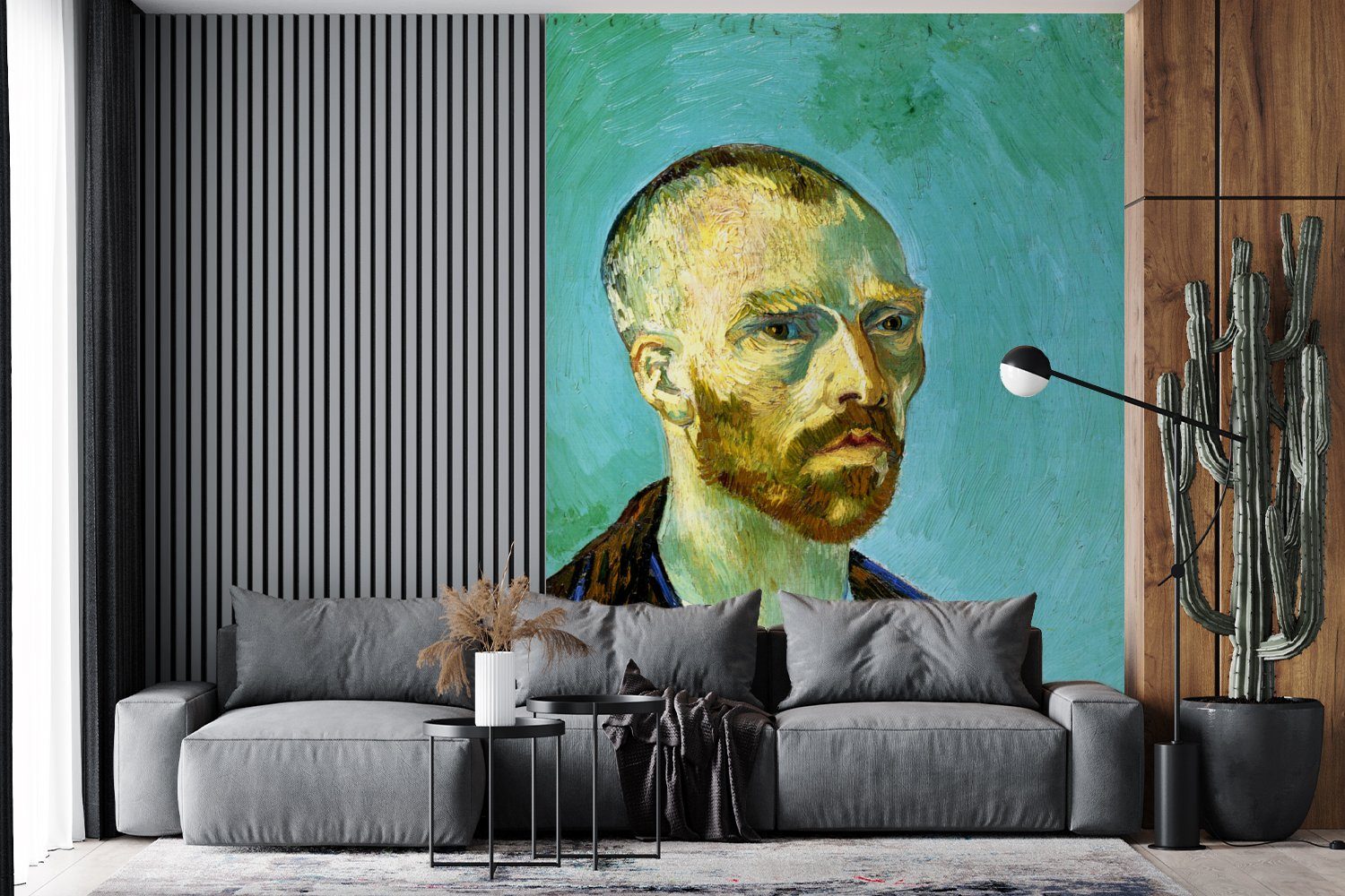 Matt, Gogh, MuchoWow Fototapete - Vinyl für bedruckt, St), gewidmet (4 Wohnzimmer, Gauguin Tapete van Wandtapete Montagefertig Vincent