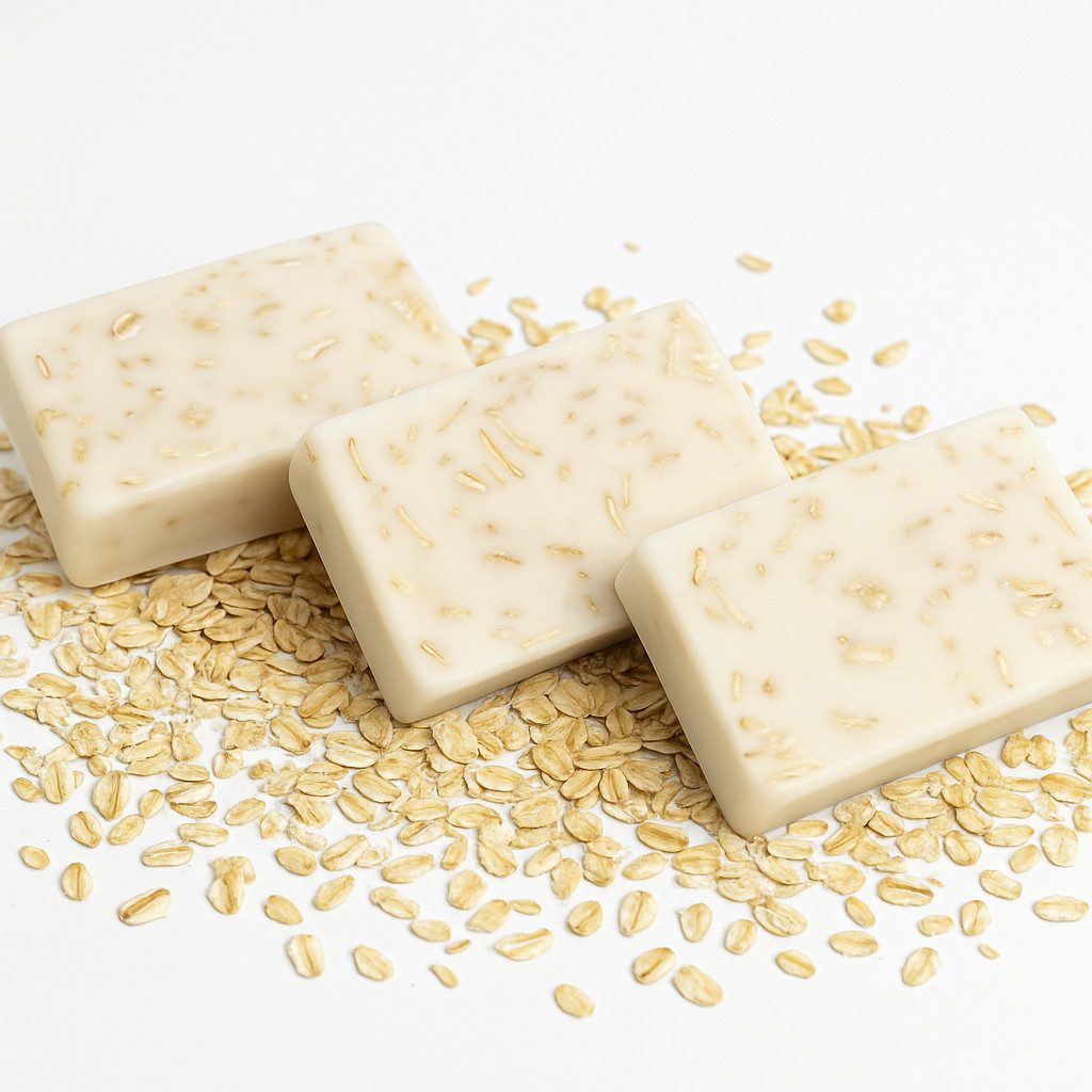 Nesbel - Spüren Sie die Reinheit? Handseife Ziegenmilch Hafer, Glycerin Hand-und Dusch Seife mit Ziegenmilch