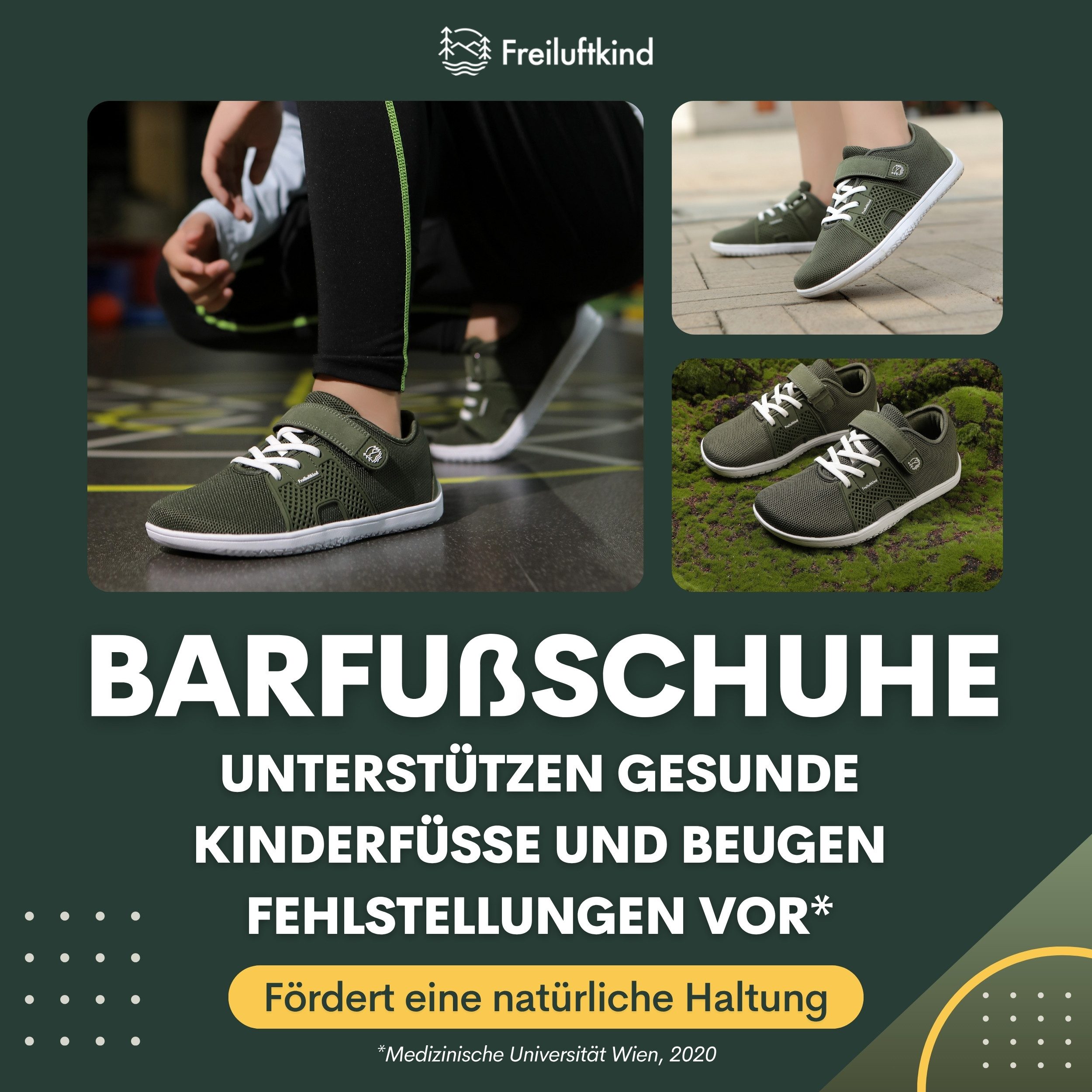 Freiluftkind Hokkaido Kids – Gesunde Sneaker Kinder-Barfußschuhe Barfußschuh – Bild 5 von 5