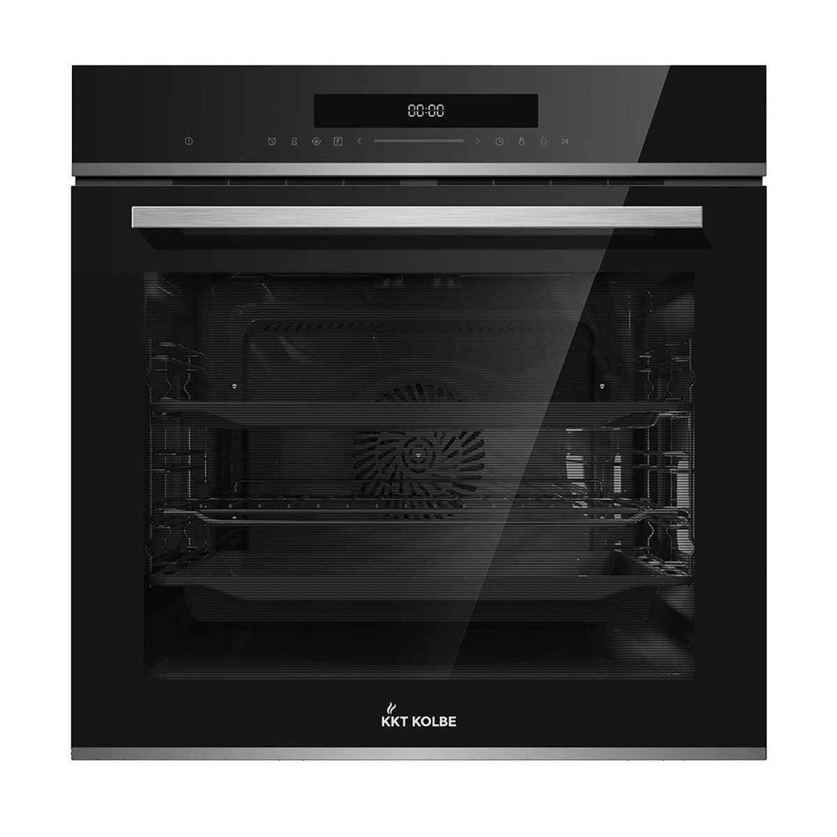 KKT KOLBE Einbaubackofen Backofen Elektroherd EB8019EDP, mit 2-fach Teleskopauszug, DampfClean, Pyrolyse, 60cm / 3,2kW / 72 l / Grill / Heißluft / Teleskopauszug / Touch