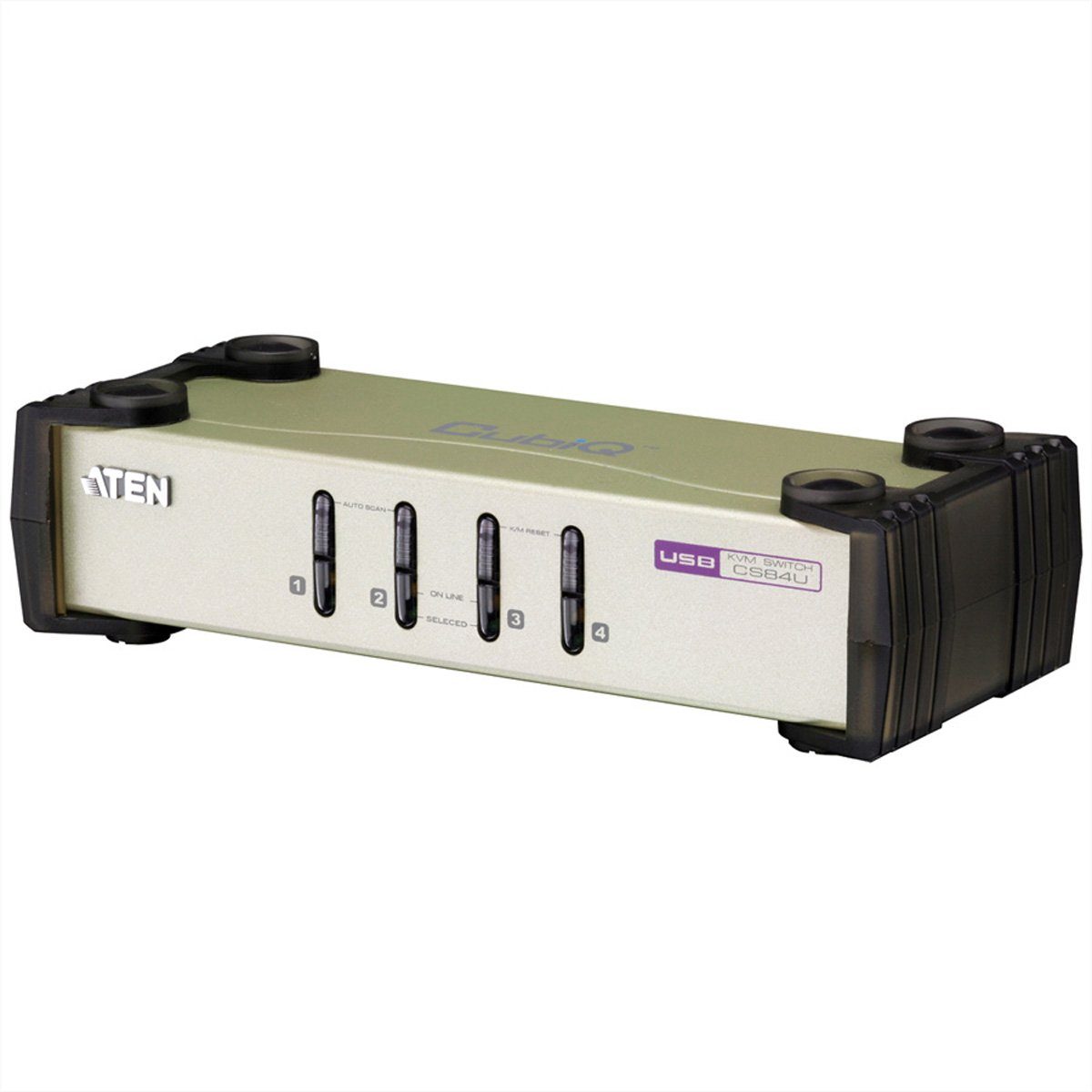 CS84U KVM Switch VGA, PS/2+USB, 4 Ports Computer-Adapter