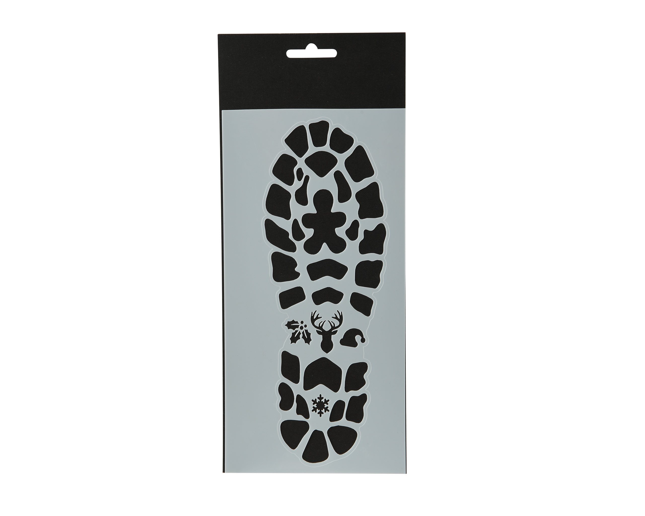 Kaemingk Sticker, Aufkleber Schuhabdruck Weihnachtsmann 12,5x25cm selbstklebend 2er Set