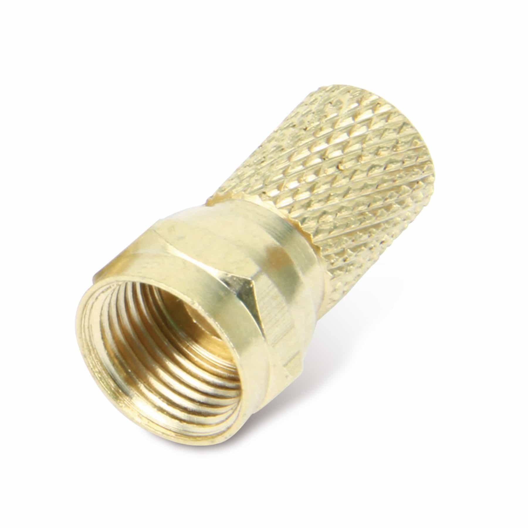 Goobay F-разъем GOOBAY F-разъем, 7 mm, Aufdrehmontage, Kupfer/vergoldet
