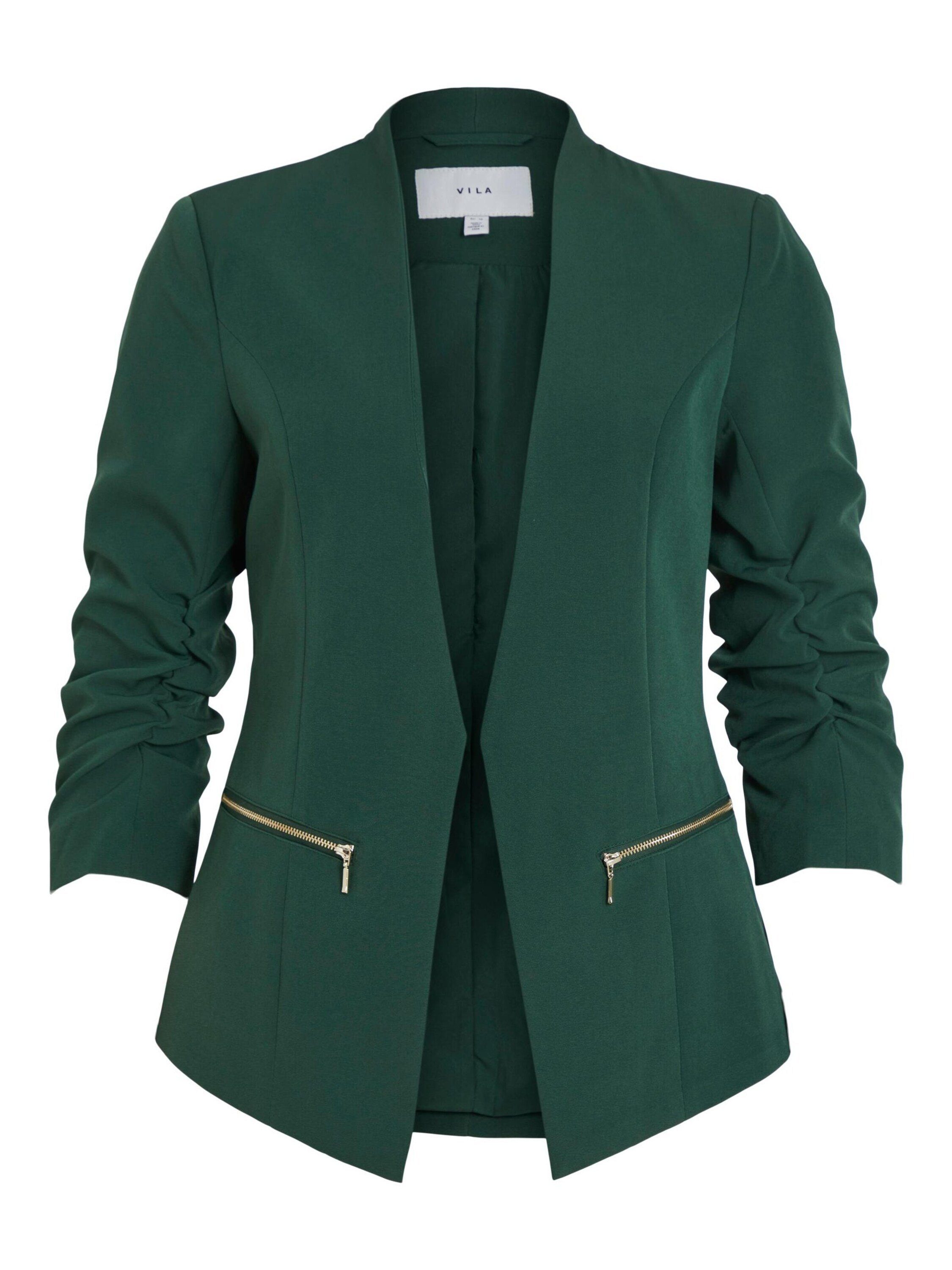 Vila Kurzblazer VIJoy (1-tlg) Drapiert/gerafft günstig online kaufen