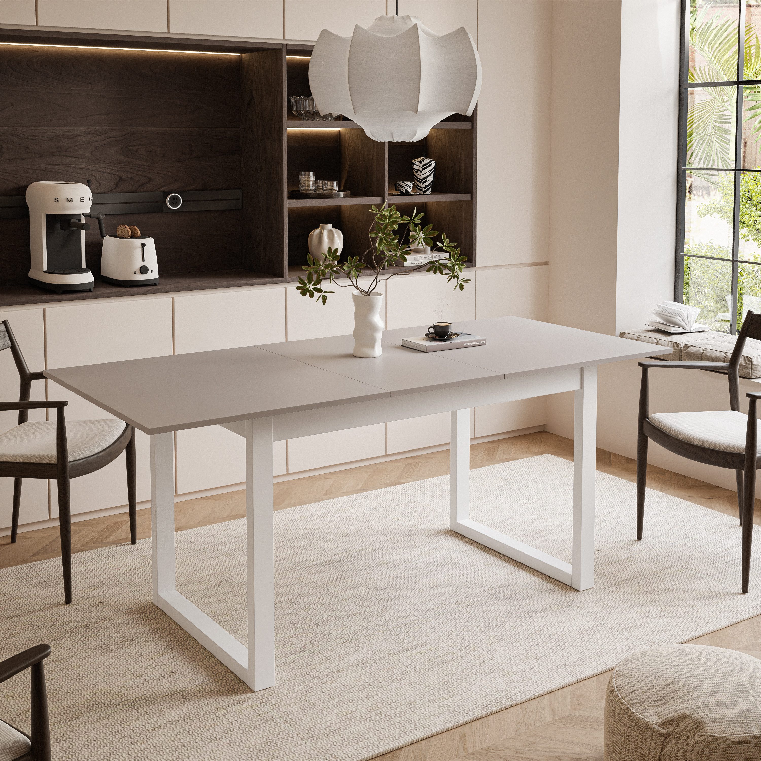 Lookway Esstisch ARTON II ausziehbarer Tisch 140 cm, Breite: 140-195