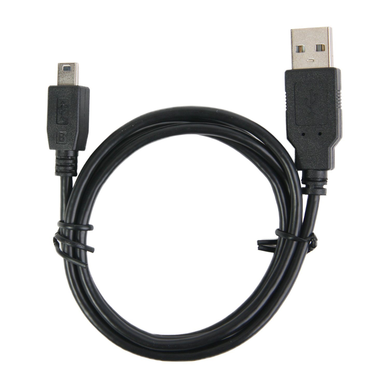 AIV 1m Mini-USB Kabel Daten-Kabel Ladekabel USB-Kabel, USB Typ A, USB Typ Mini-B, USB 2.0 Anschluss-Kabel mit Mini-B-Stecker, für PC, Tablet, Handy etc.