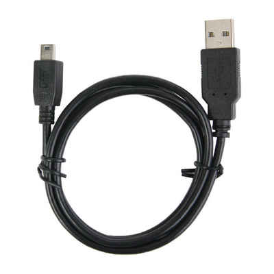 AIV »1m Mini-USB Kabel Daten-Kabel Ladekabel« USB-Kabel, USB Typ A, USB Typ Mini-B, USB 2.0 Anschluss-Kabel mit Mini-B-Stecker, passend für PC, Notebook, Laptop, Tablet, Handy, Smartphone, Navi, MP3-Player etc.