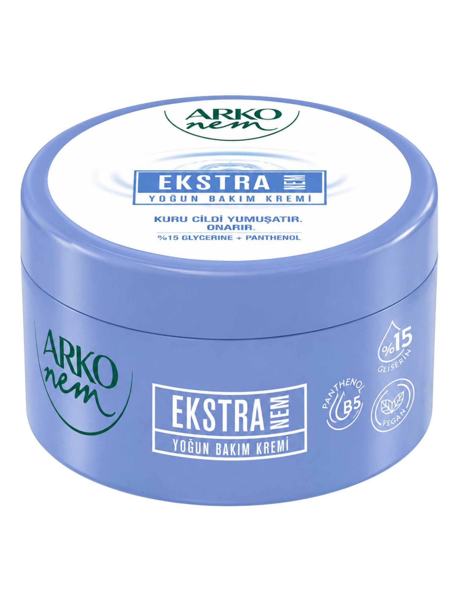 ARKO Körpercreme Arko Nem Avocado Pflegecreme mit Avocadoöl 250 ml Einzelpackung, 15 % Glycerin Panthenol B5 Intensive Pflege Feuchtigkeitsspendend