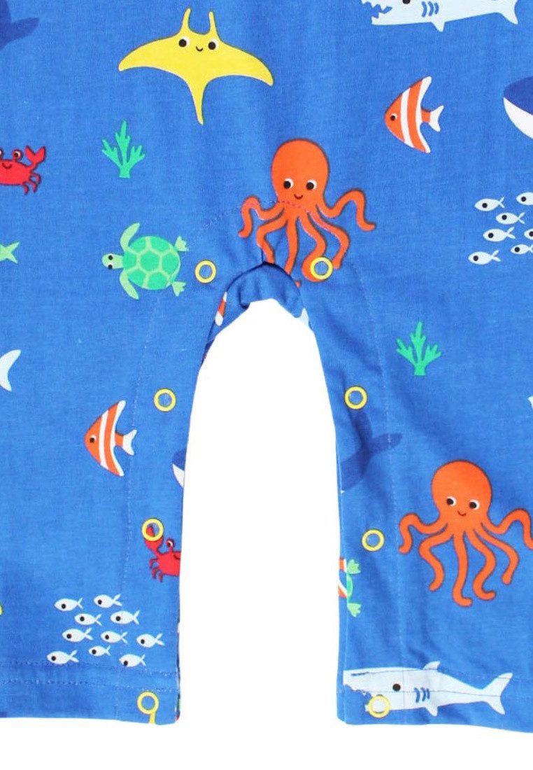 Toby Tiger Latzhose Jersey Latzhose mit Meerestiere Print
