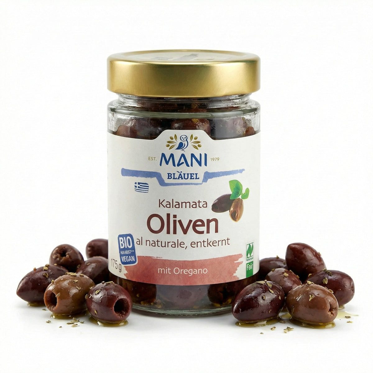 MAN Riegel MANI Kalamata Oliven bio entkernt