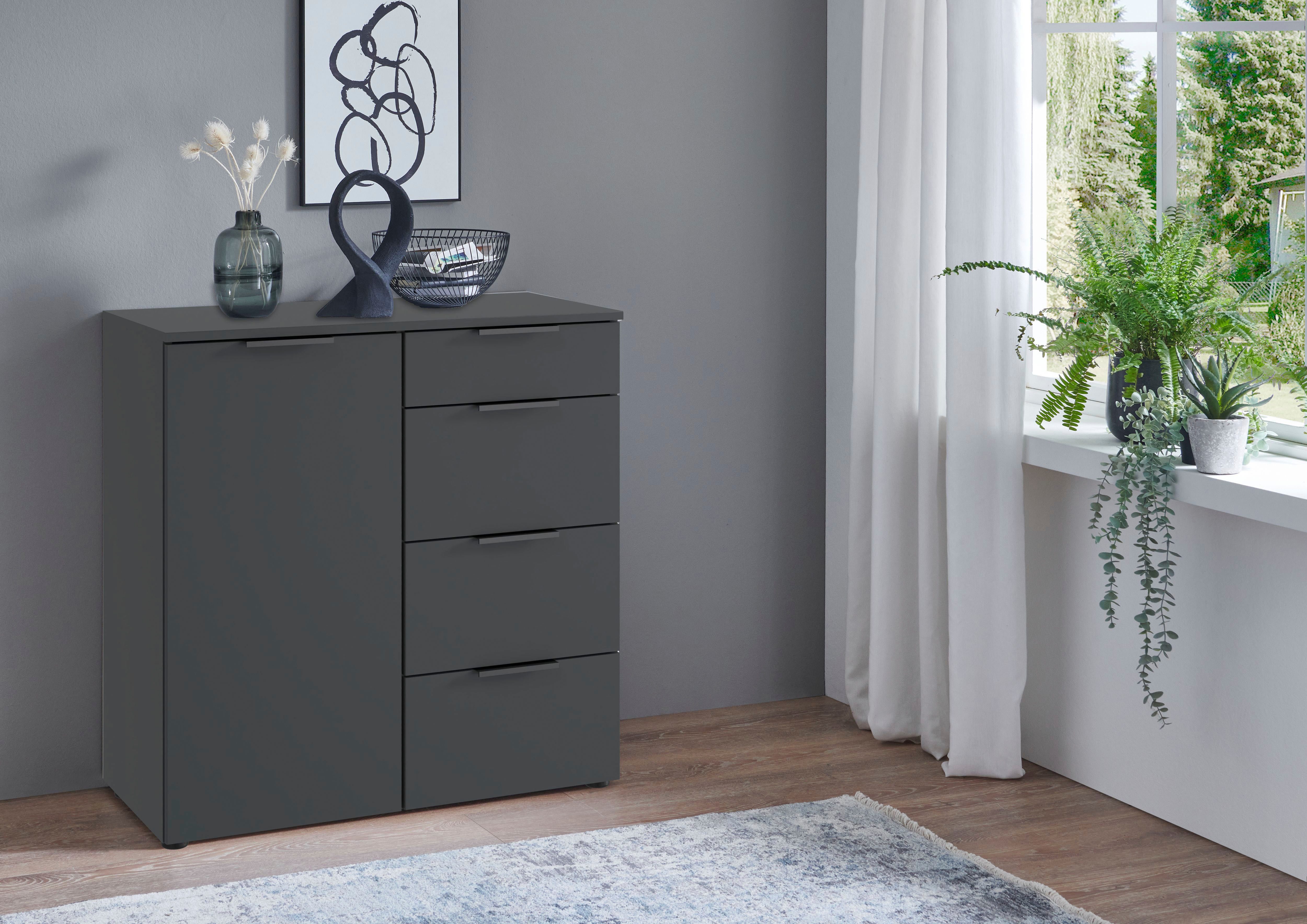 Wimex Kombikommode Oxford by fresh to go, mit Schubladen, in 2 Größen (81 oder 135cm breit, 92cm hoch, 41cm tief), Mit Soft-close Beschlägen, Kommode Made in Germany
