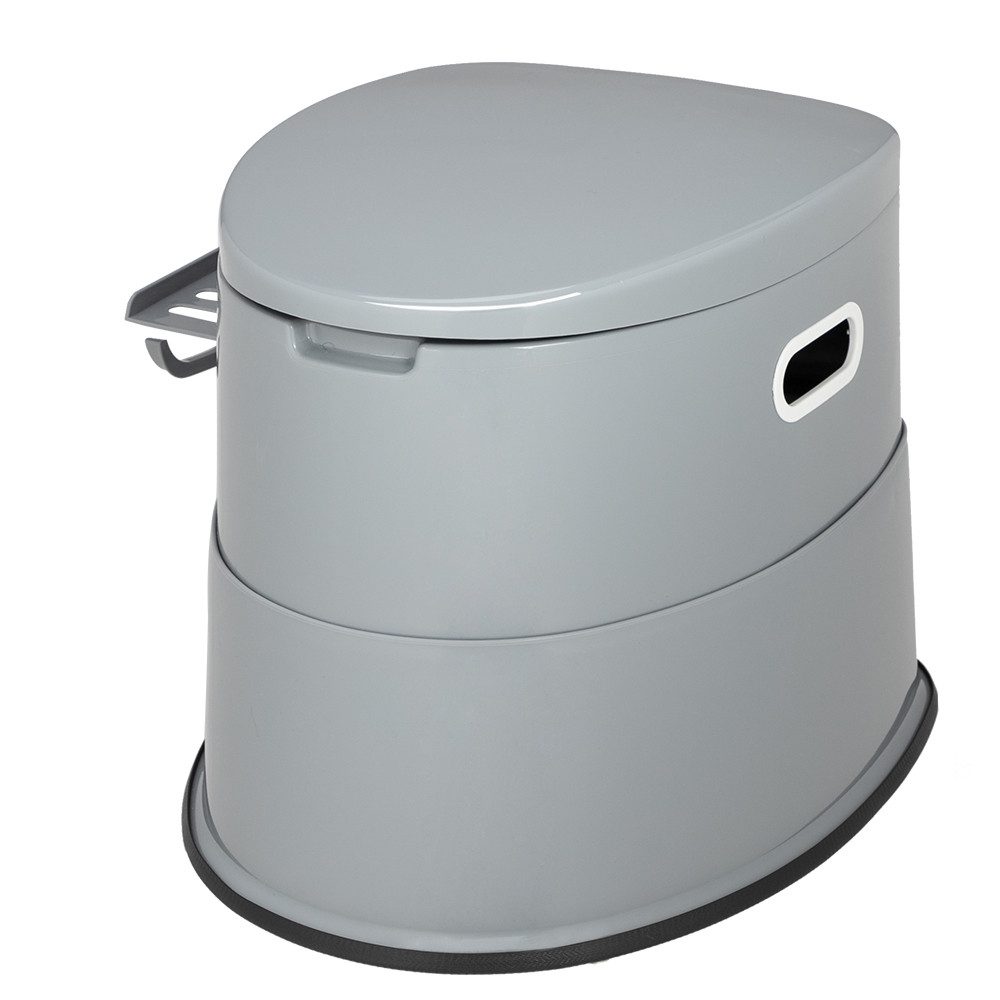 Bonnlo Campingtoilette tragbar, mobile Toilette mit Sitz, Deckel und Toilettenpapierhalter, (1-St), Leicht, stabil, multifunktional & leicht zu reinigen – Bild 5 von 5